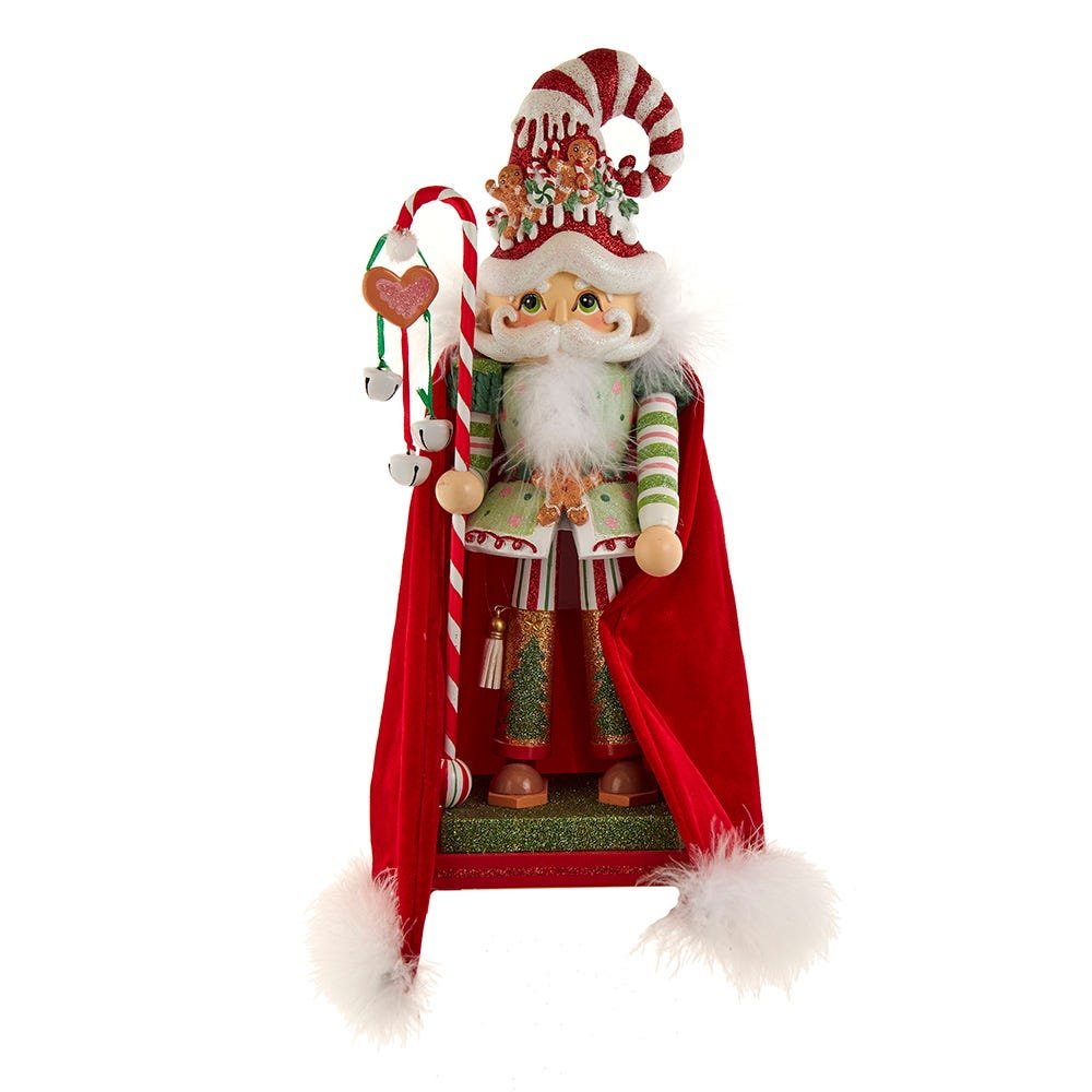 Shop For Kurt Adler delightful 15 - Inch Gingerbread Candy Santa Nutcracker