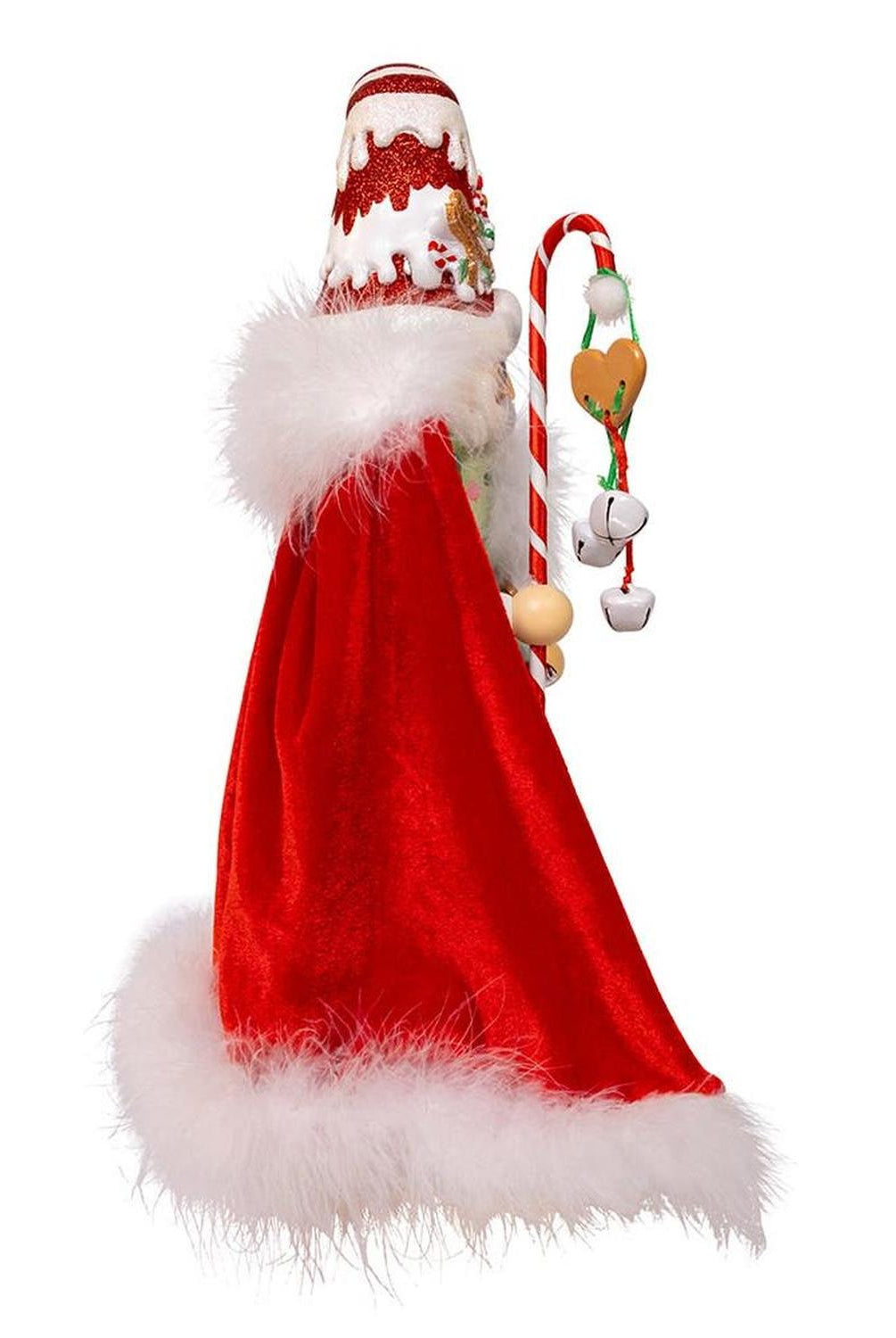 Kurt Adler delightful 15-Inch Gingerbread Candy Santa Nutcracker