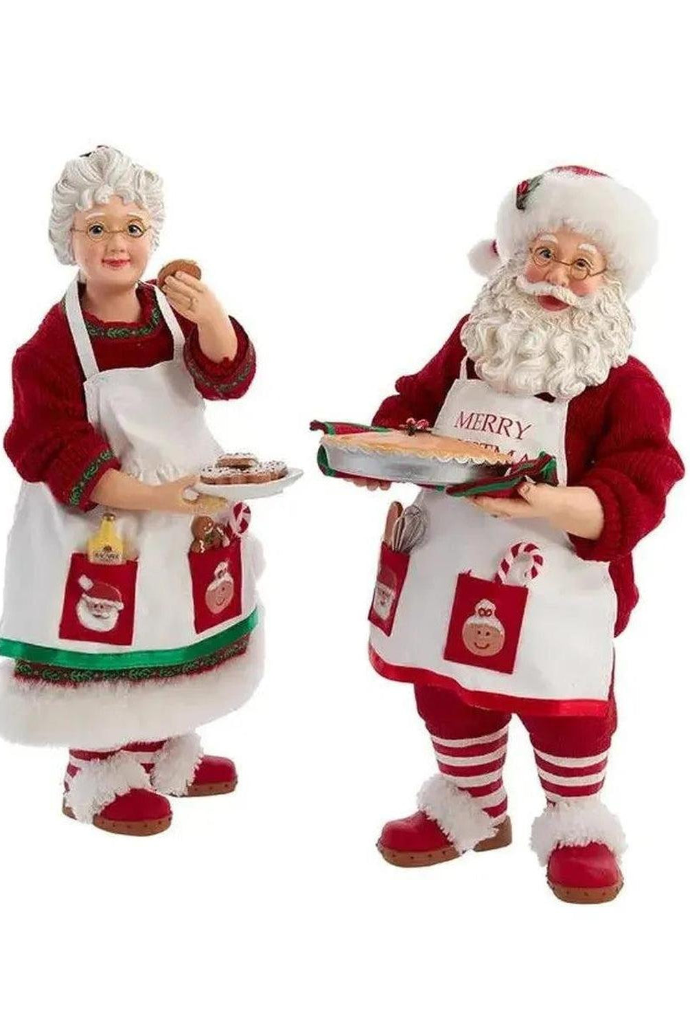 Kurt Adler Fabriché™ Mr. and Mrs. Claus Dessert