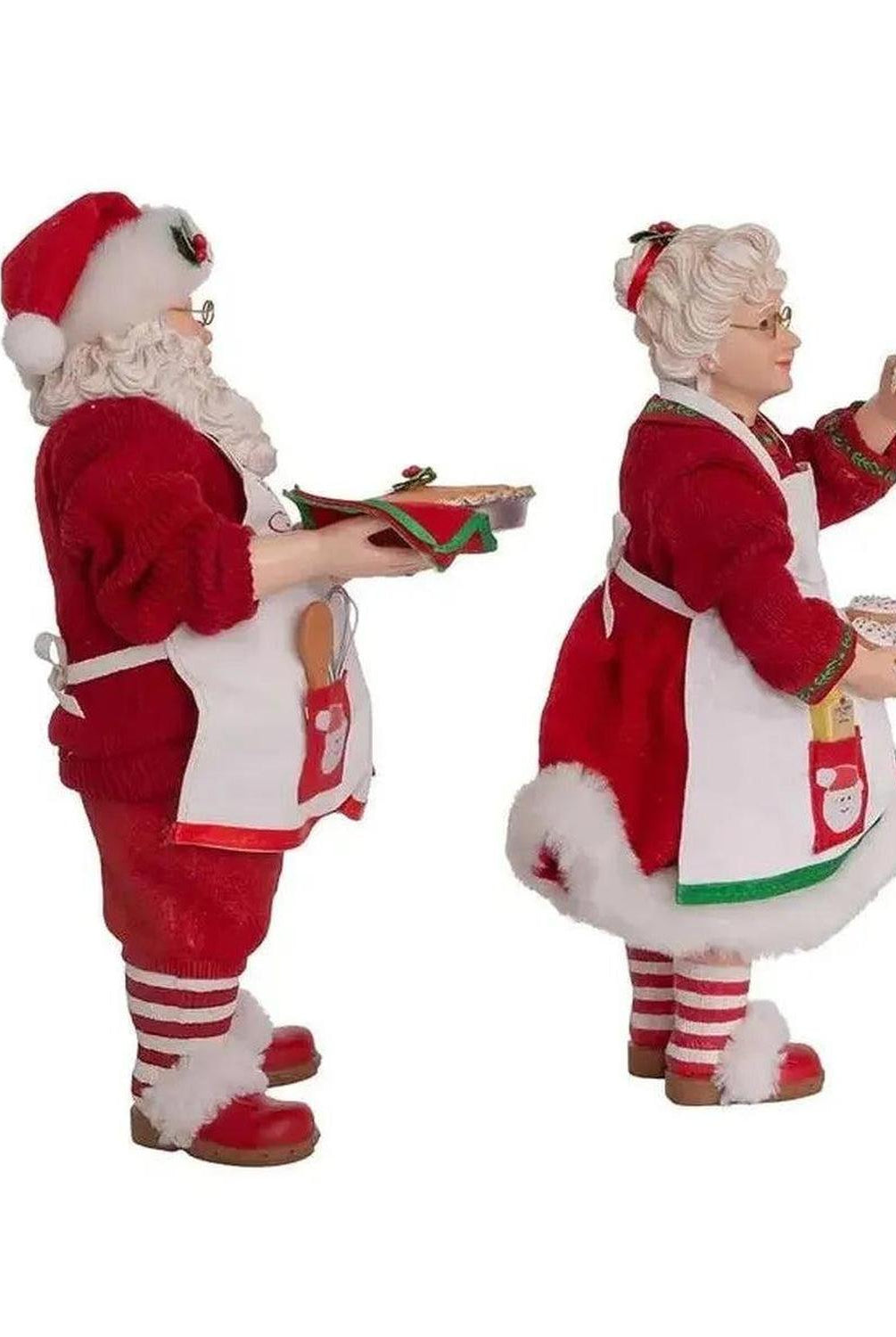 Kurt Adler Fabriché™ Mr. and Mrs. Claus Dessert