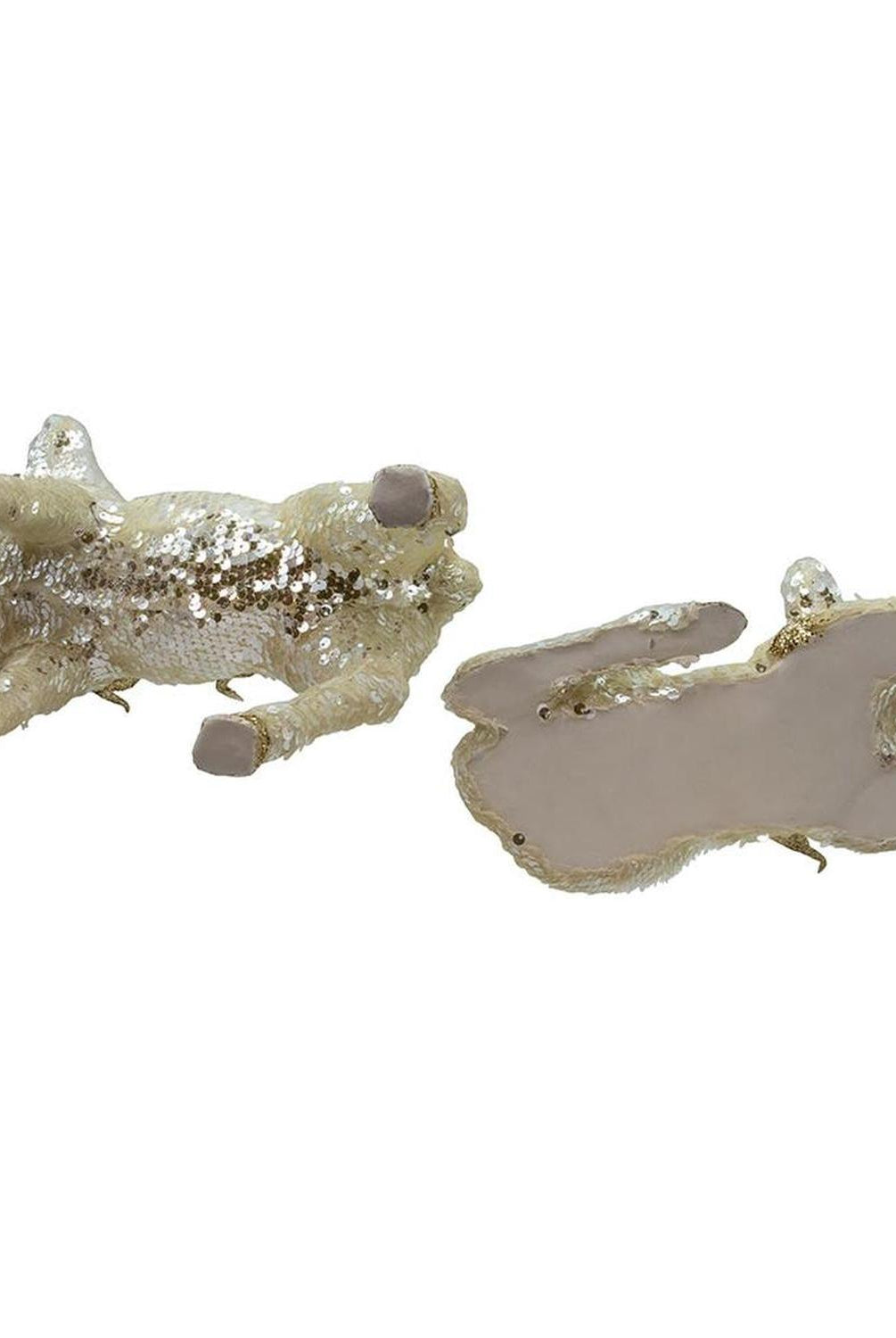 Kurt Adler Gold Standing and Lying Deer Table Pieces