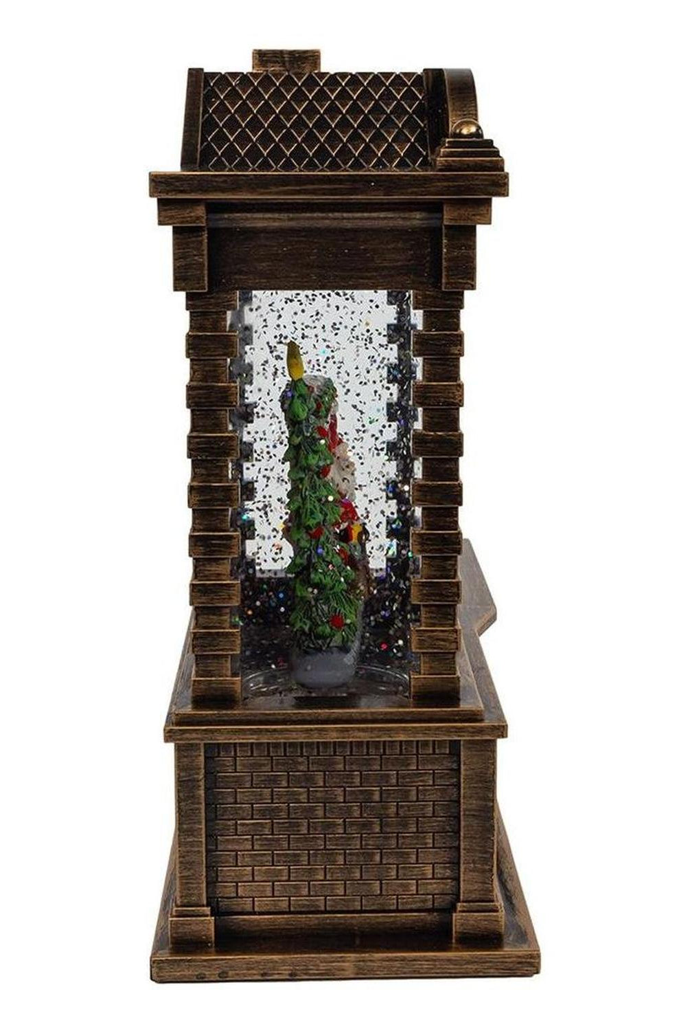 Shop For Kurt Adler Lighted Santa Fireplace Water Lantern