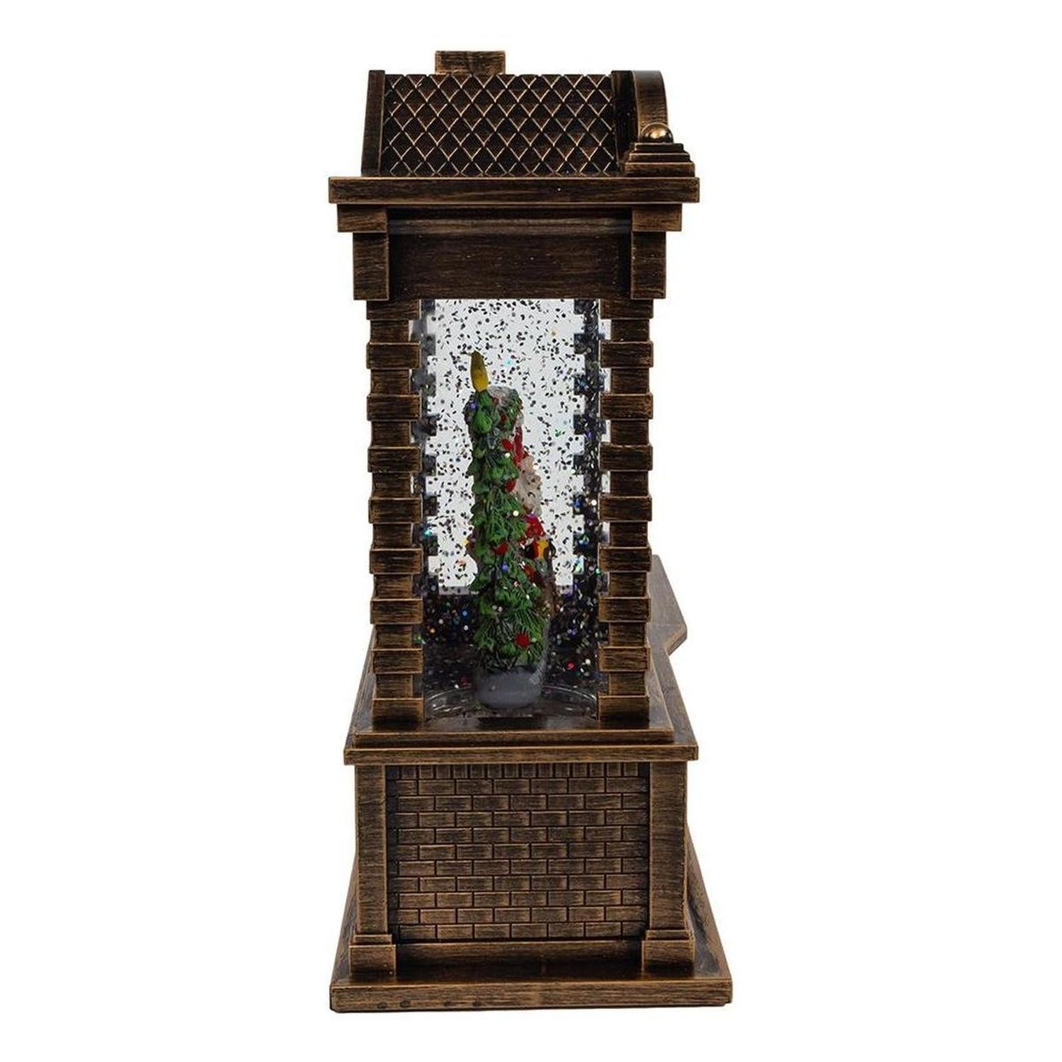 Shop For Kurt Adler Lighted Santa Fireplace Water Lantern