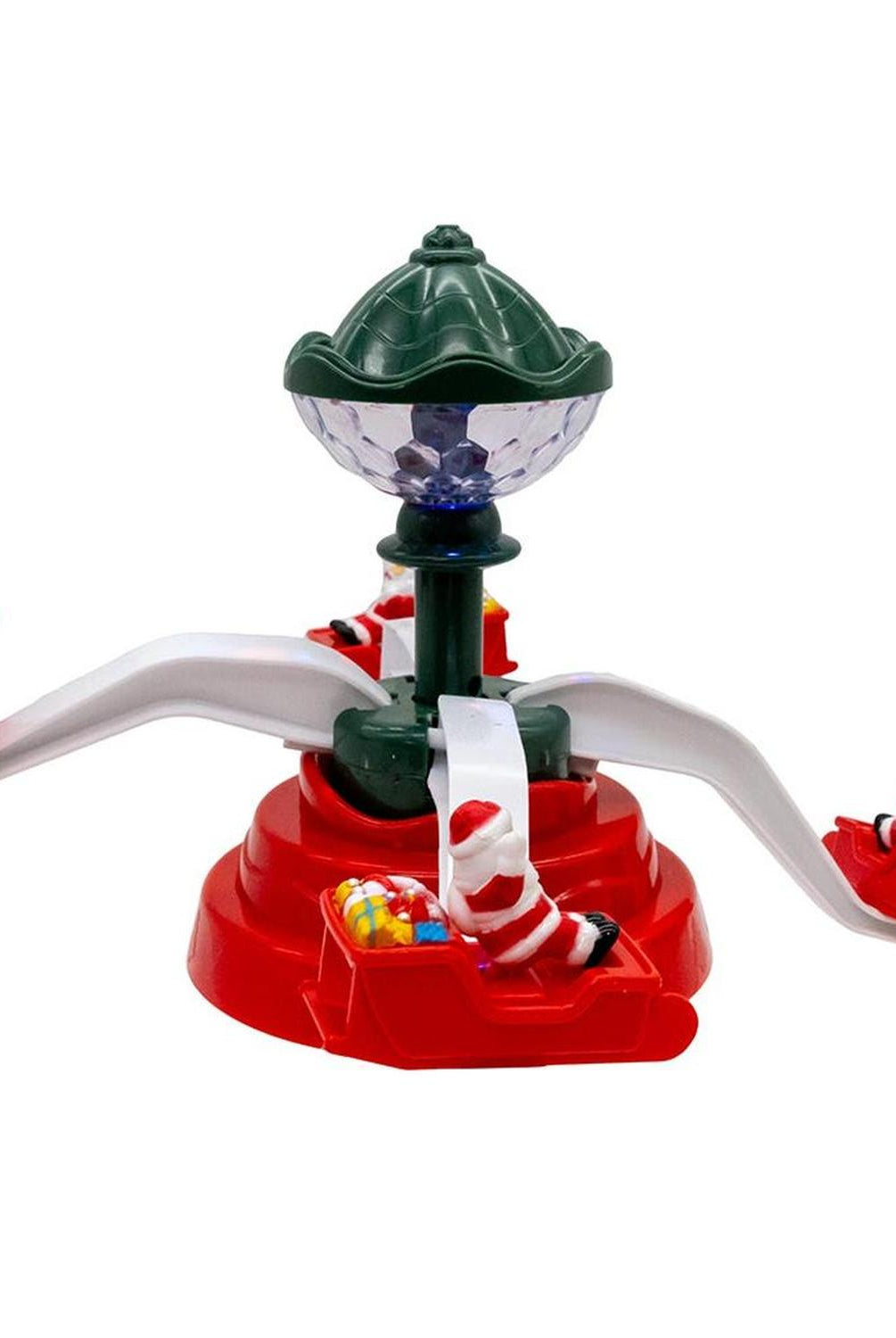 Kurt Adler Musical Christmas Deco with Santa Table Piece