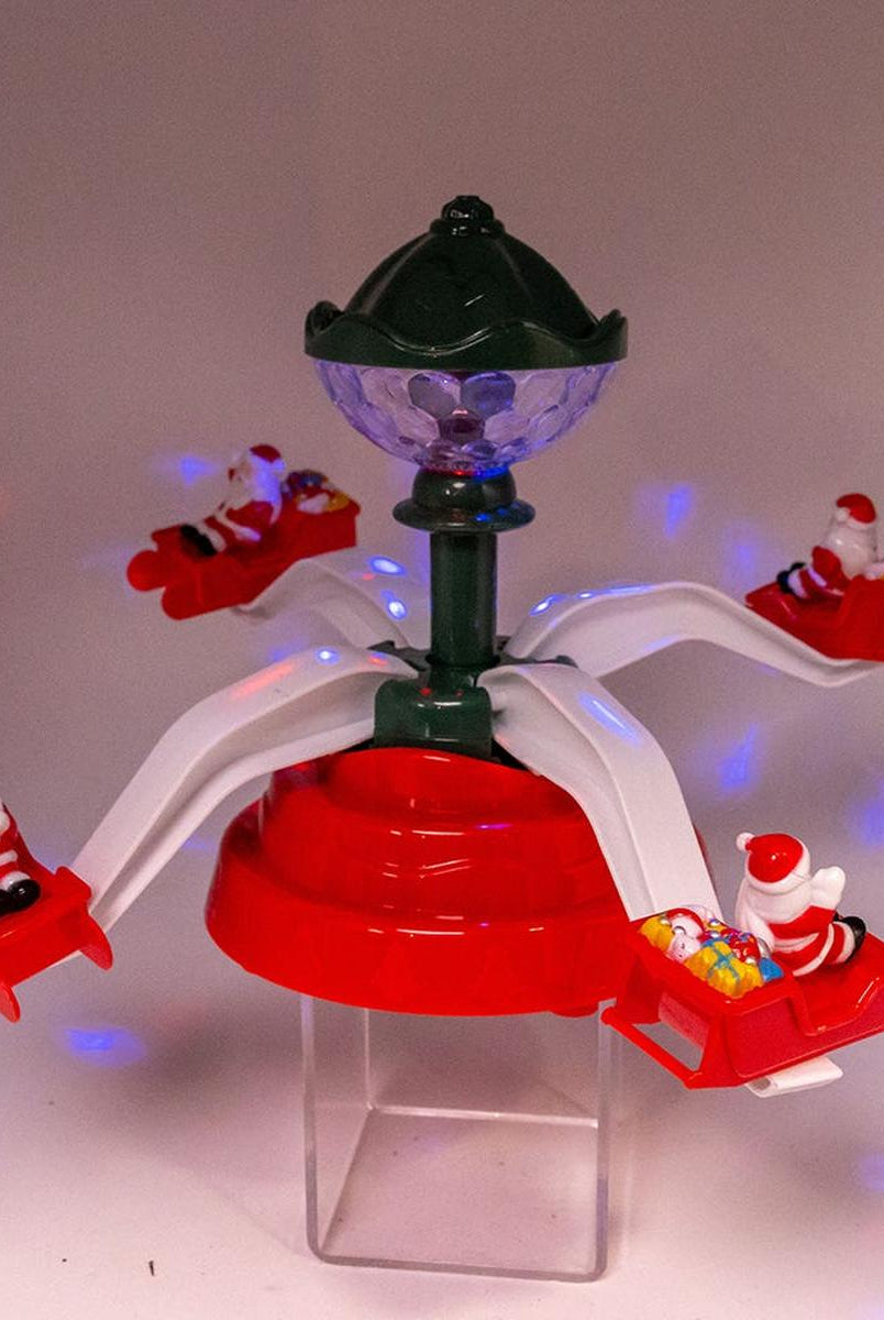 Shop For Kurt Adler Musical Christmas Deco with Santa Table Piece