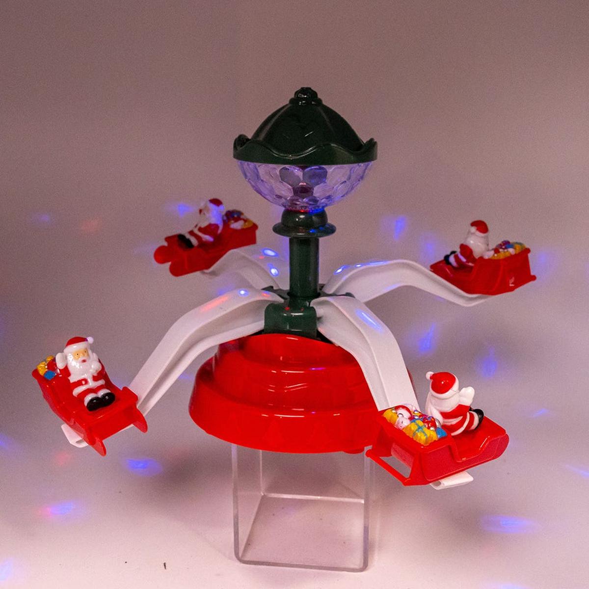 Shop For Kurt Adler Musical Christmas Deco with Santa Table Piece