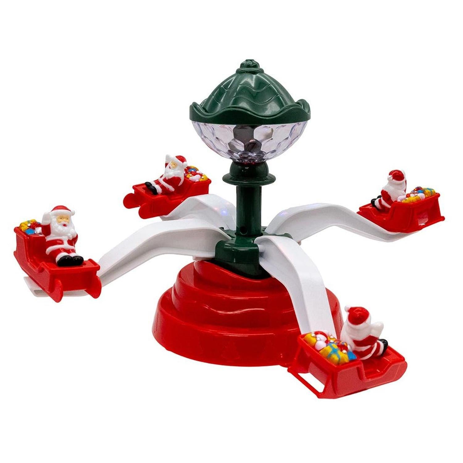 Kurt Adler Musical Christmas Deco with Santa Table Piece