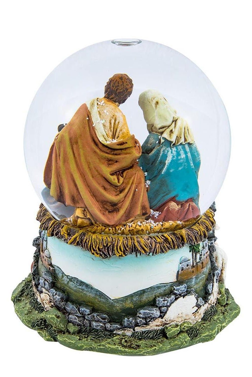 Kurt Adler Musical Holy Family Snow Globe