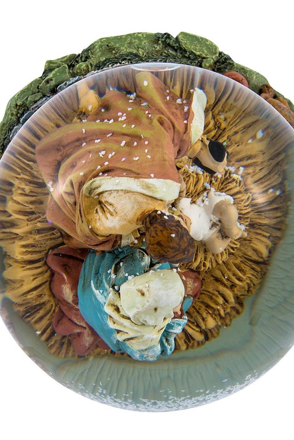 Kurt Adler Musical Holy Family Snow Globe