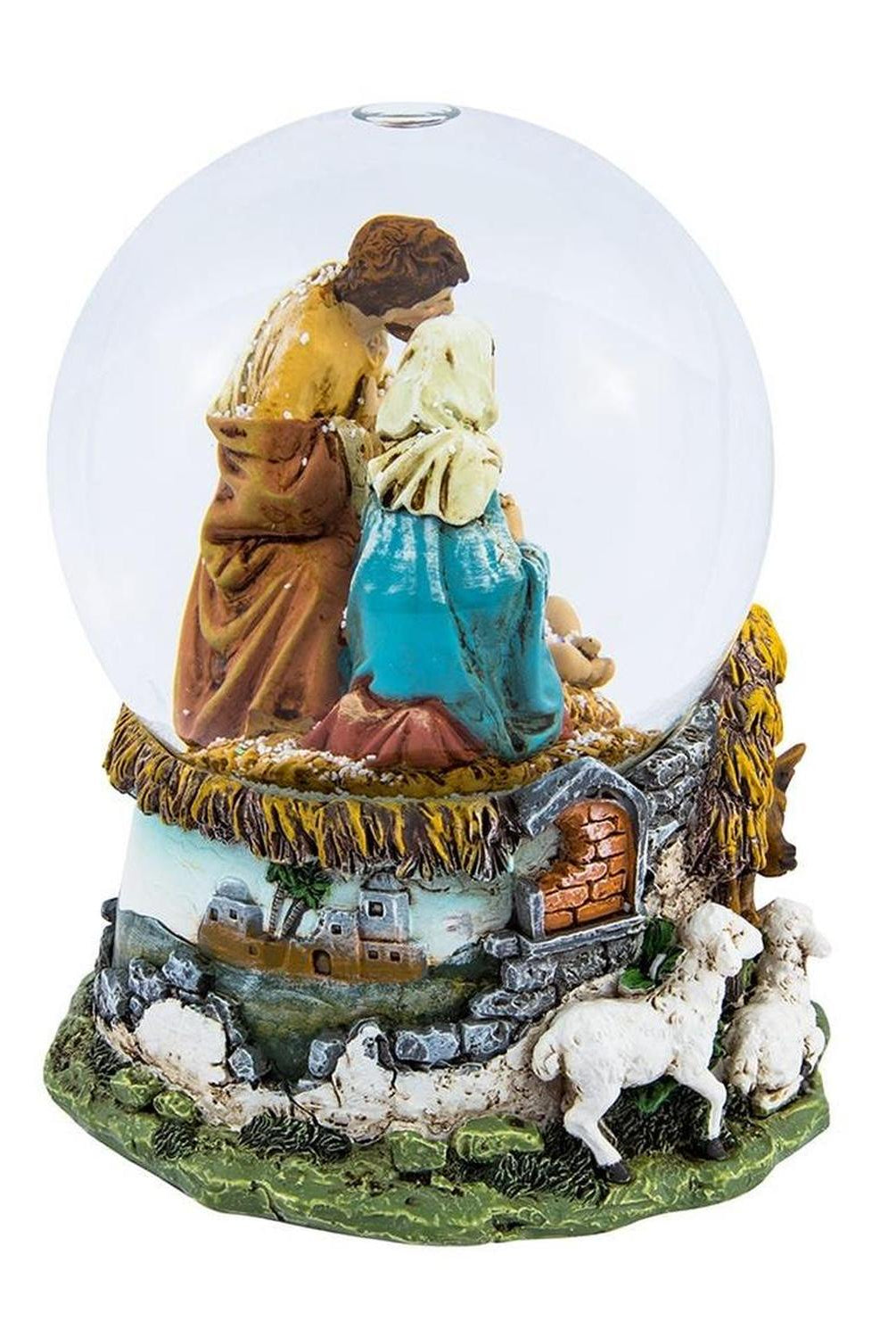 Kurt Adler Musical Holy Family Snow Globe