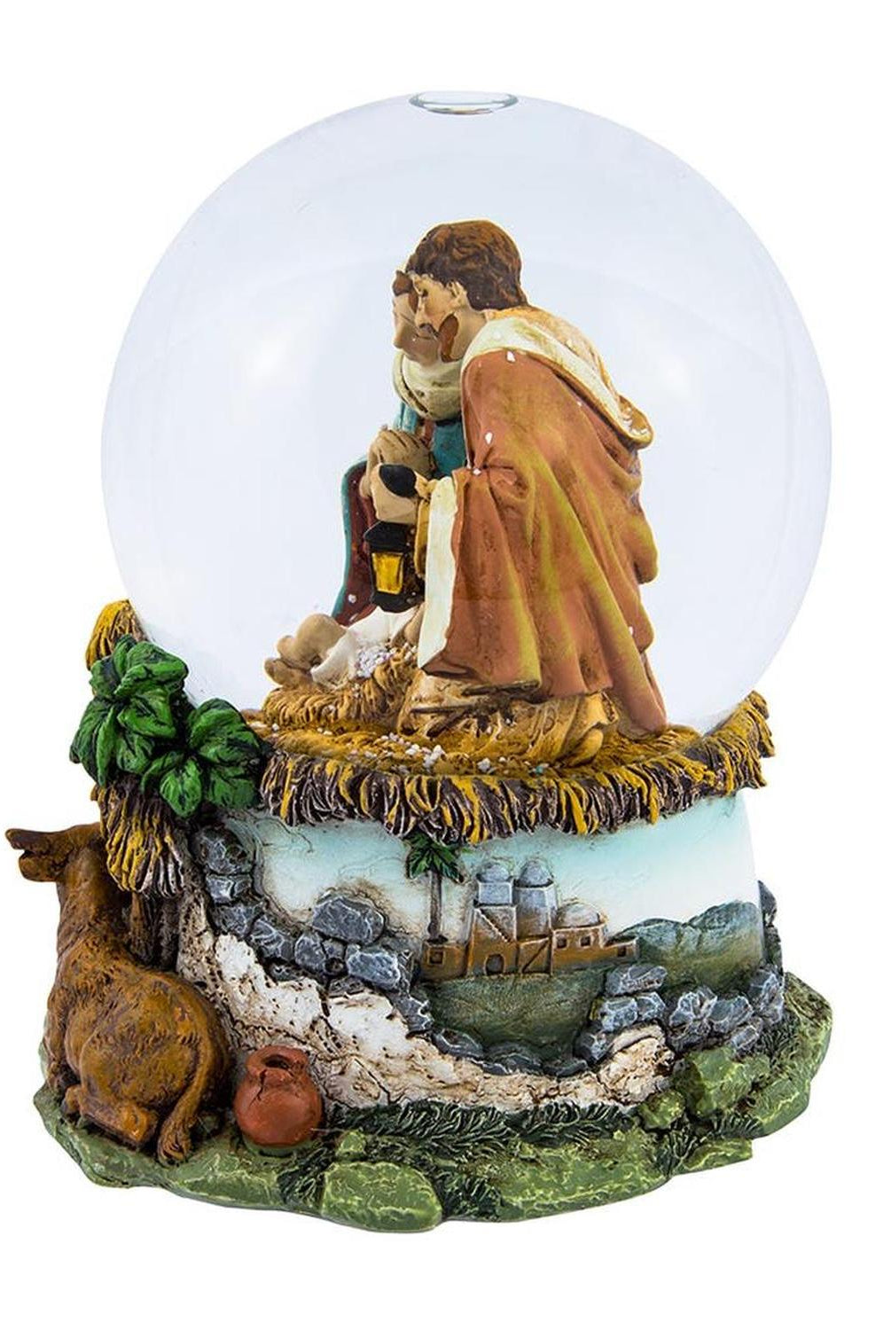 Kurt Adler Musical Holy Family Snow Globe