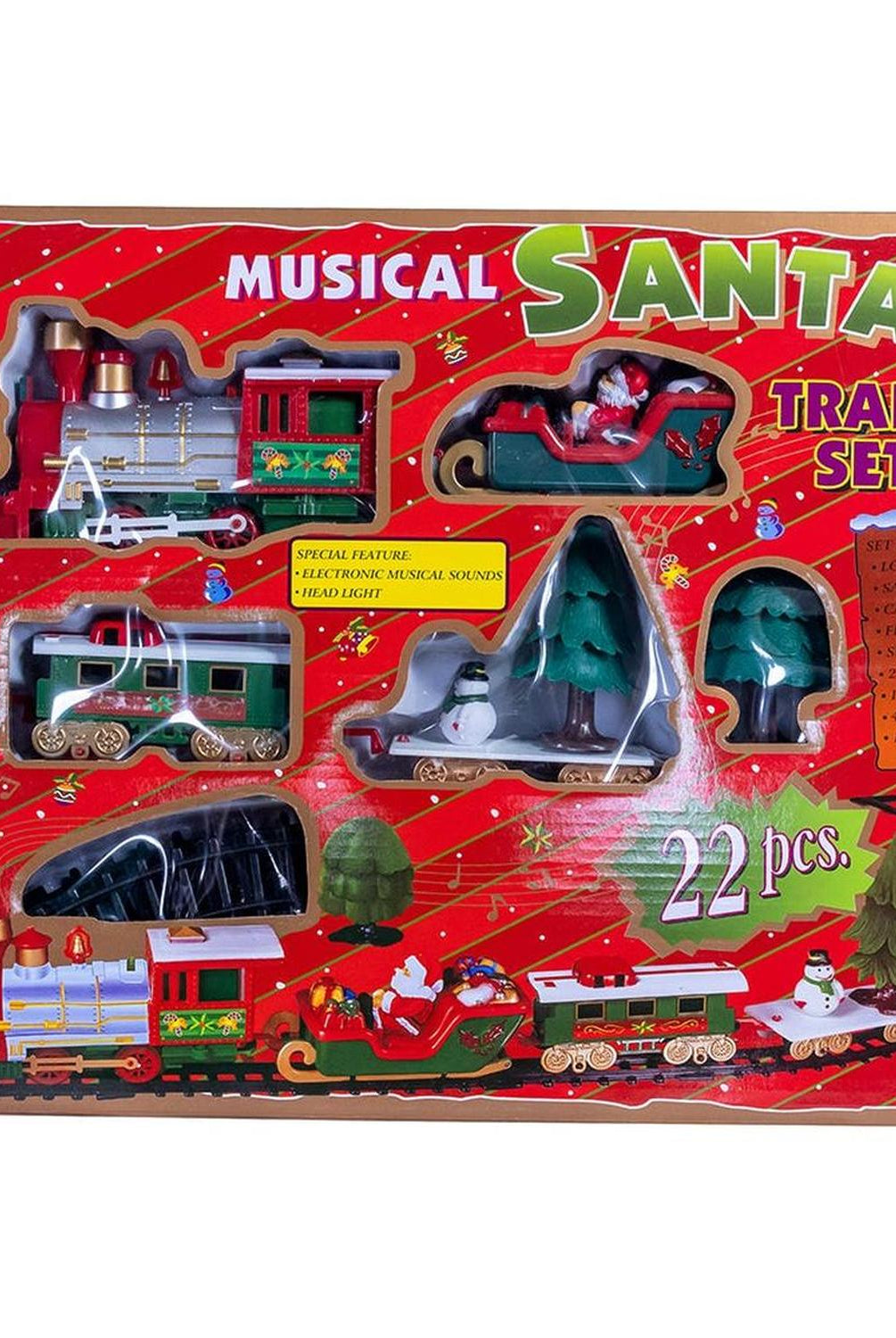 Kurt Adler Musical Santa Train Table Piece