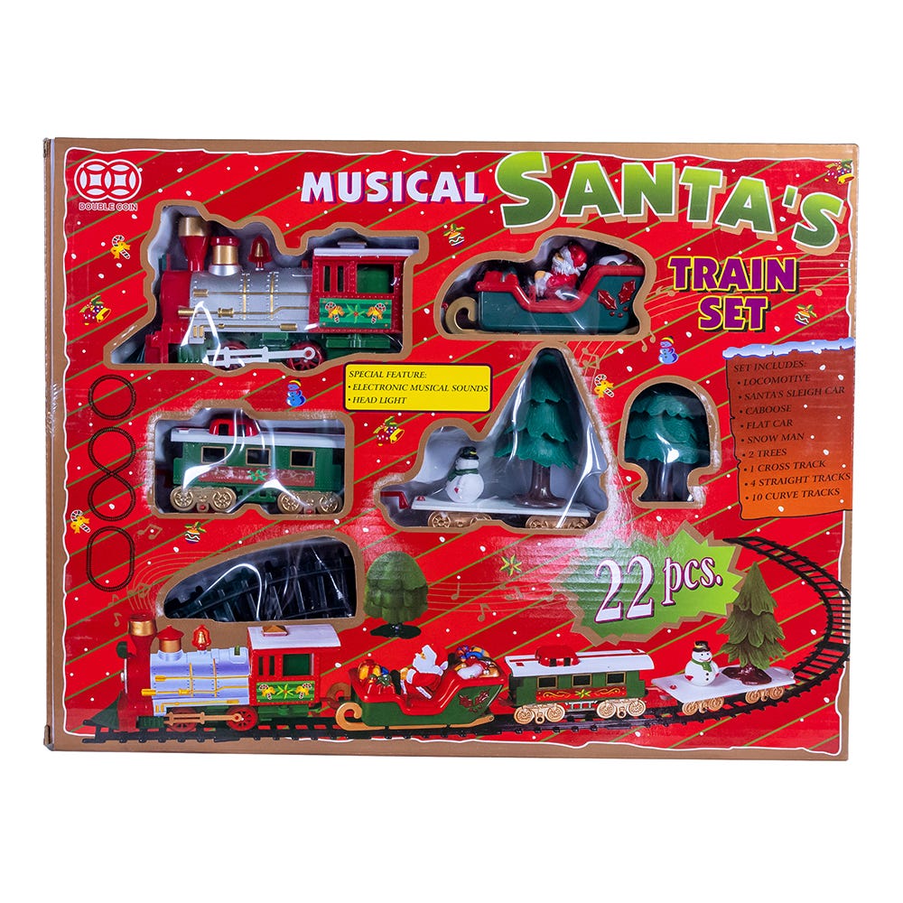 Shop For Kurt Adler Musical Santa Train Table Piece