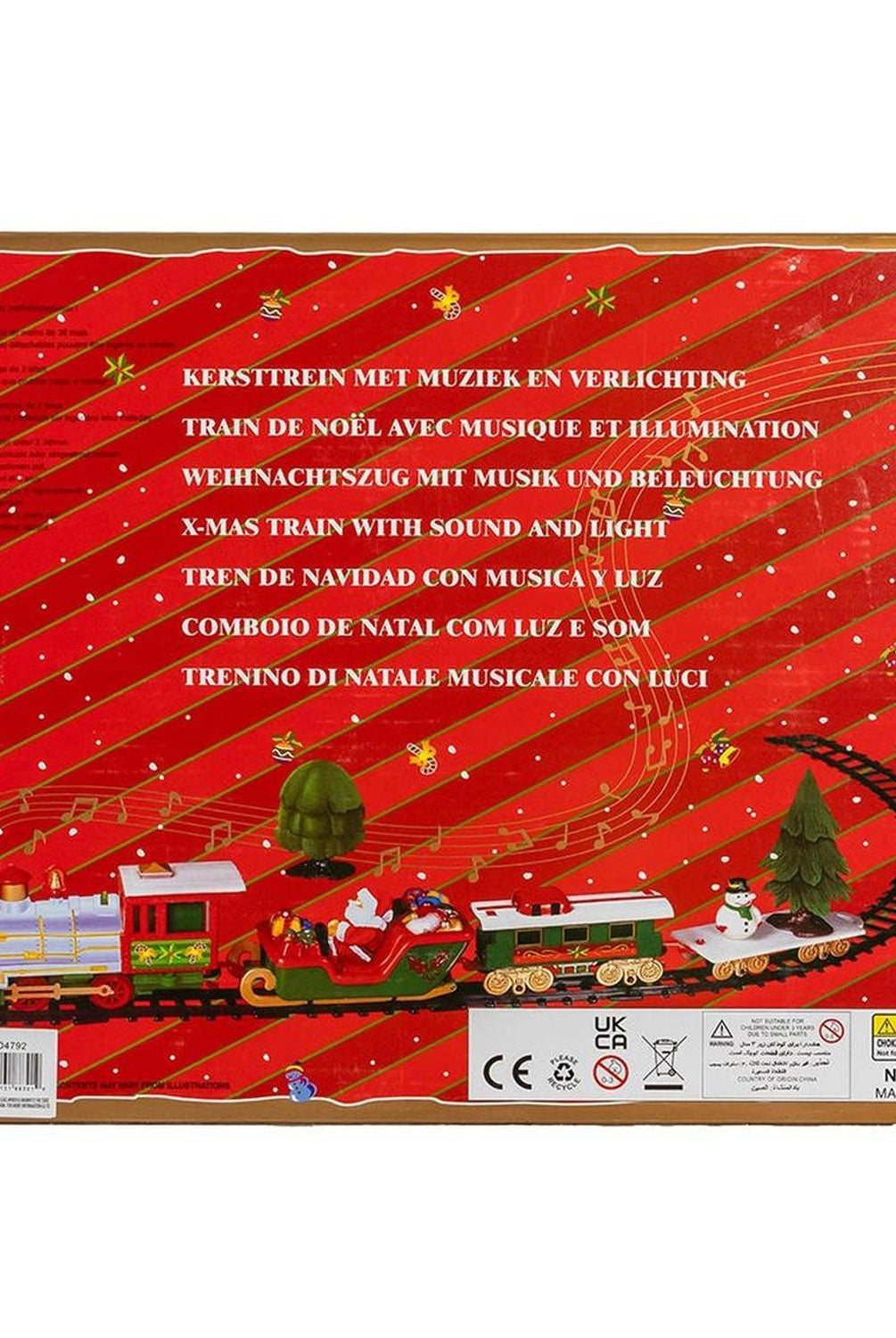 Kurt Adler Musical Santa Train Table Piece