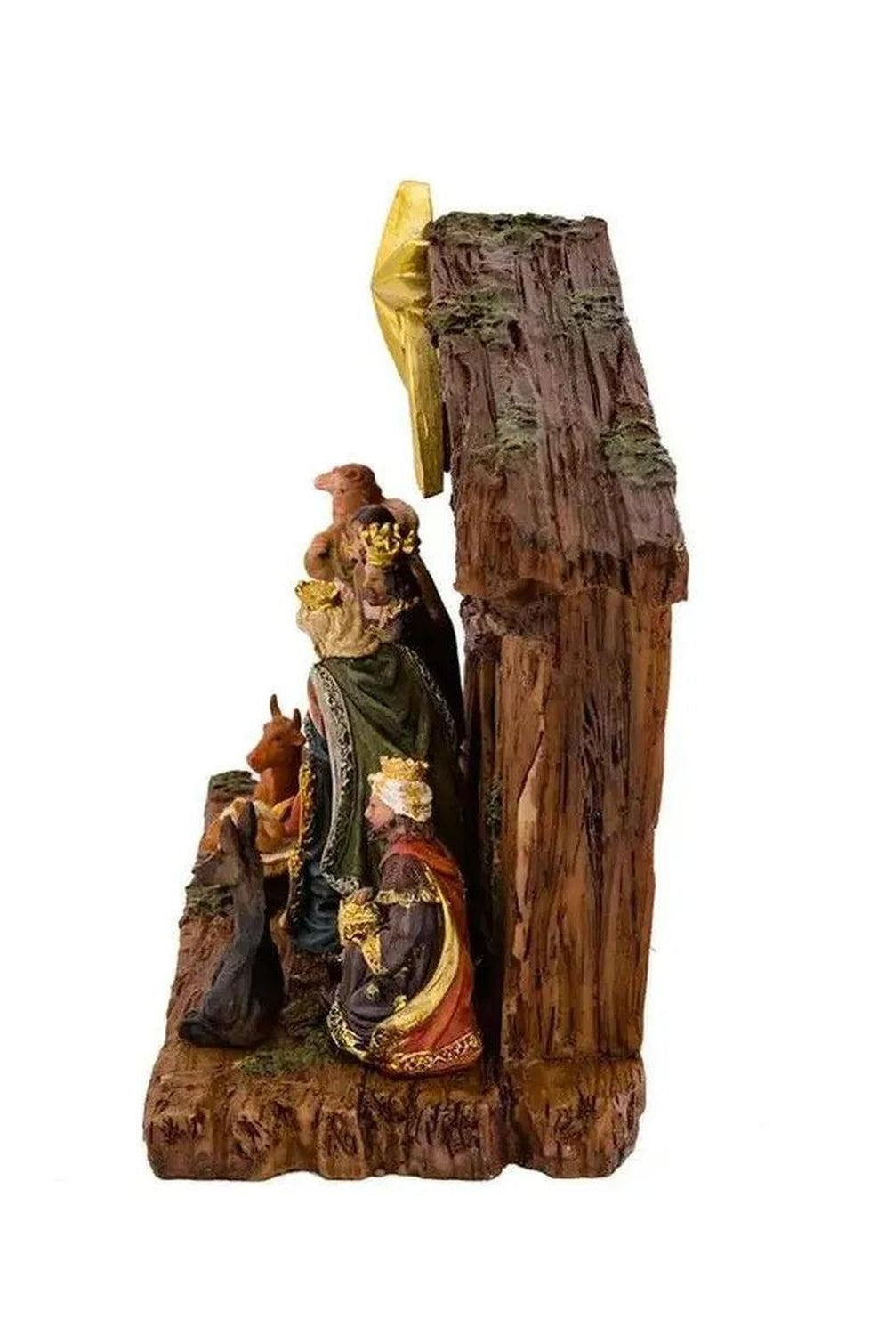 Shop For Kurt Adler Nativity Set With 10 Figures and Stable