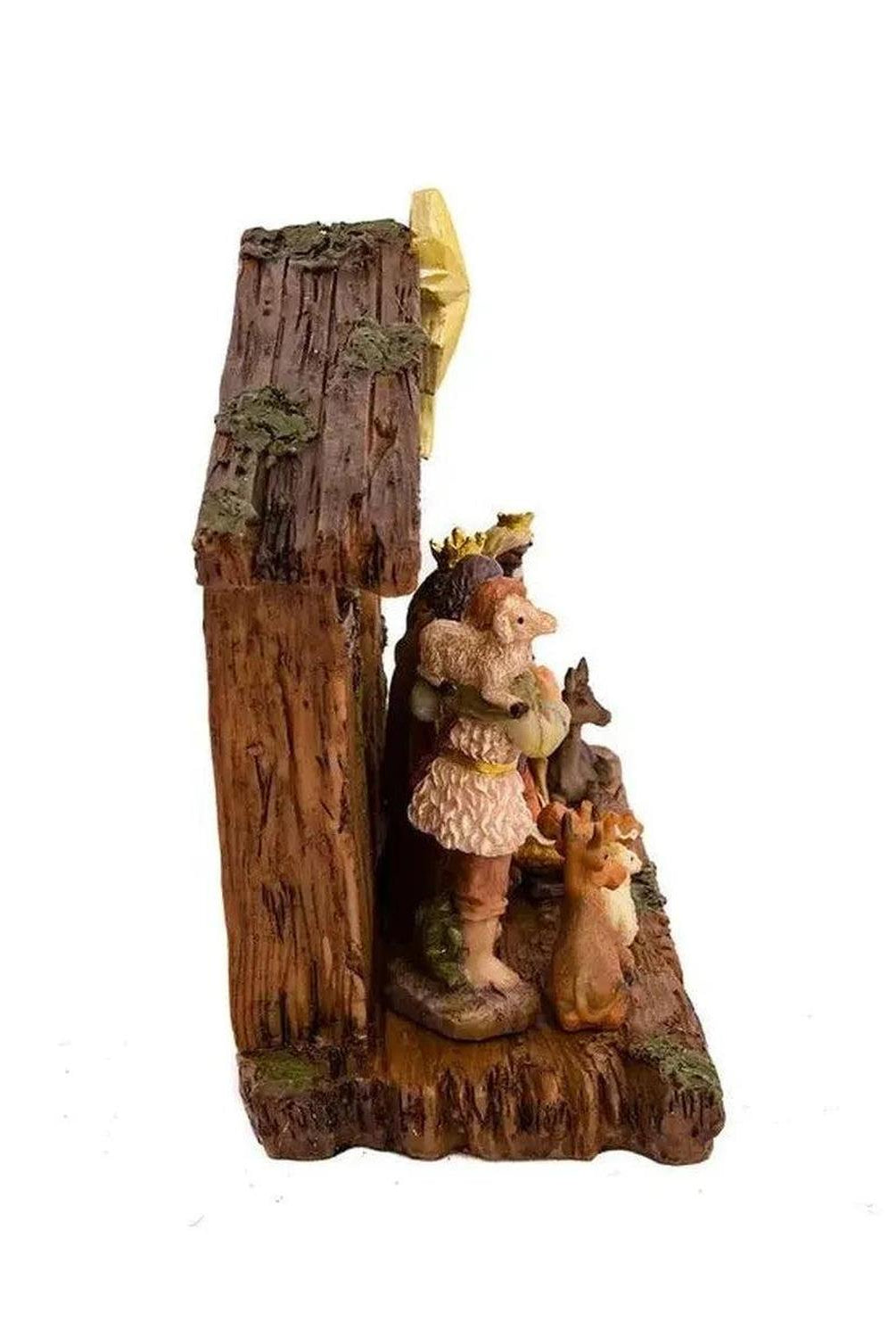 Shop For Kurt Adler Nativity Set With 10 Figures and Stable