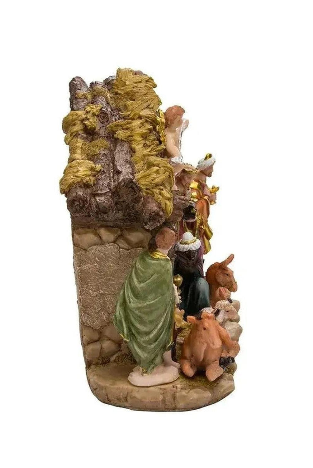 Shop For Kurt Adler Nativity Set With 11 Figures and Stable