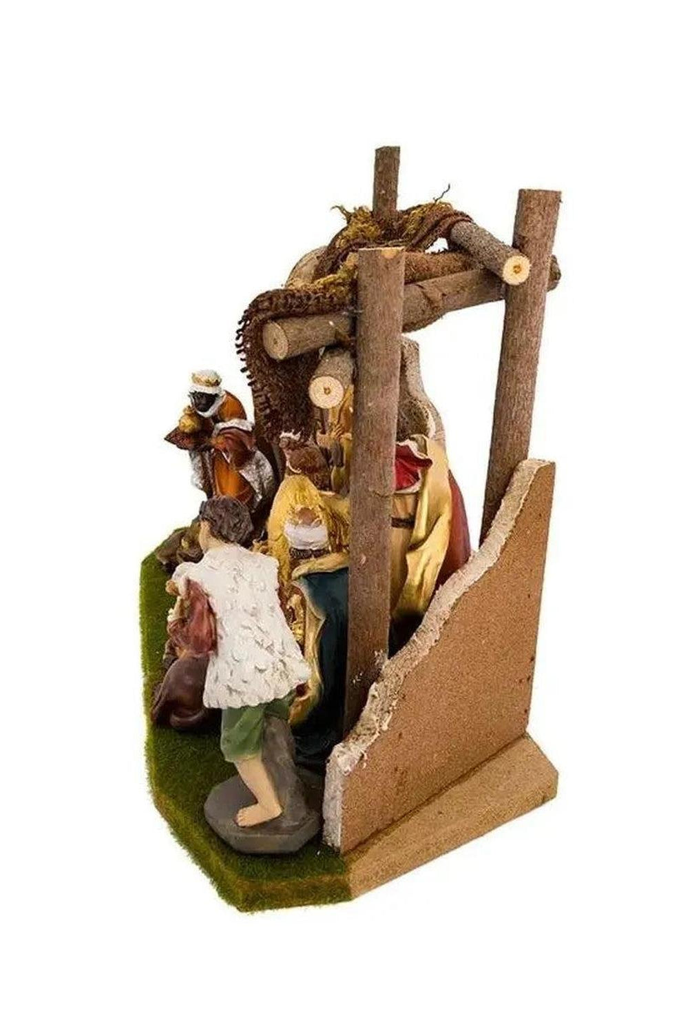 Shop For Kurt Adler Nativity Set with 11 Figures and Stable