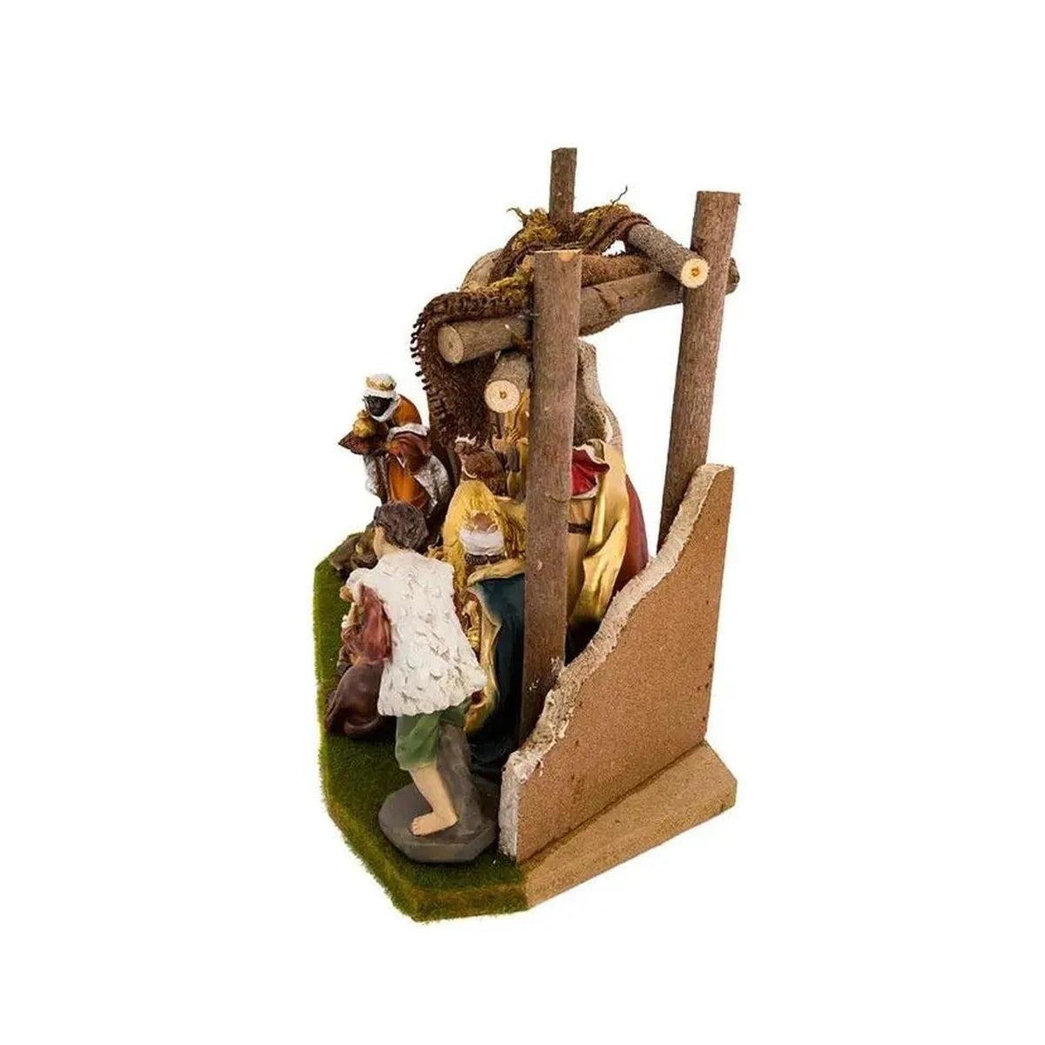 Shop For Kurt Adler Nativity Set with 11 Figures and Stable