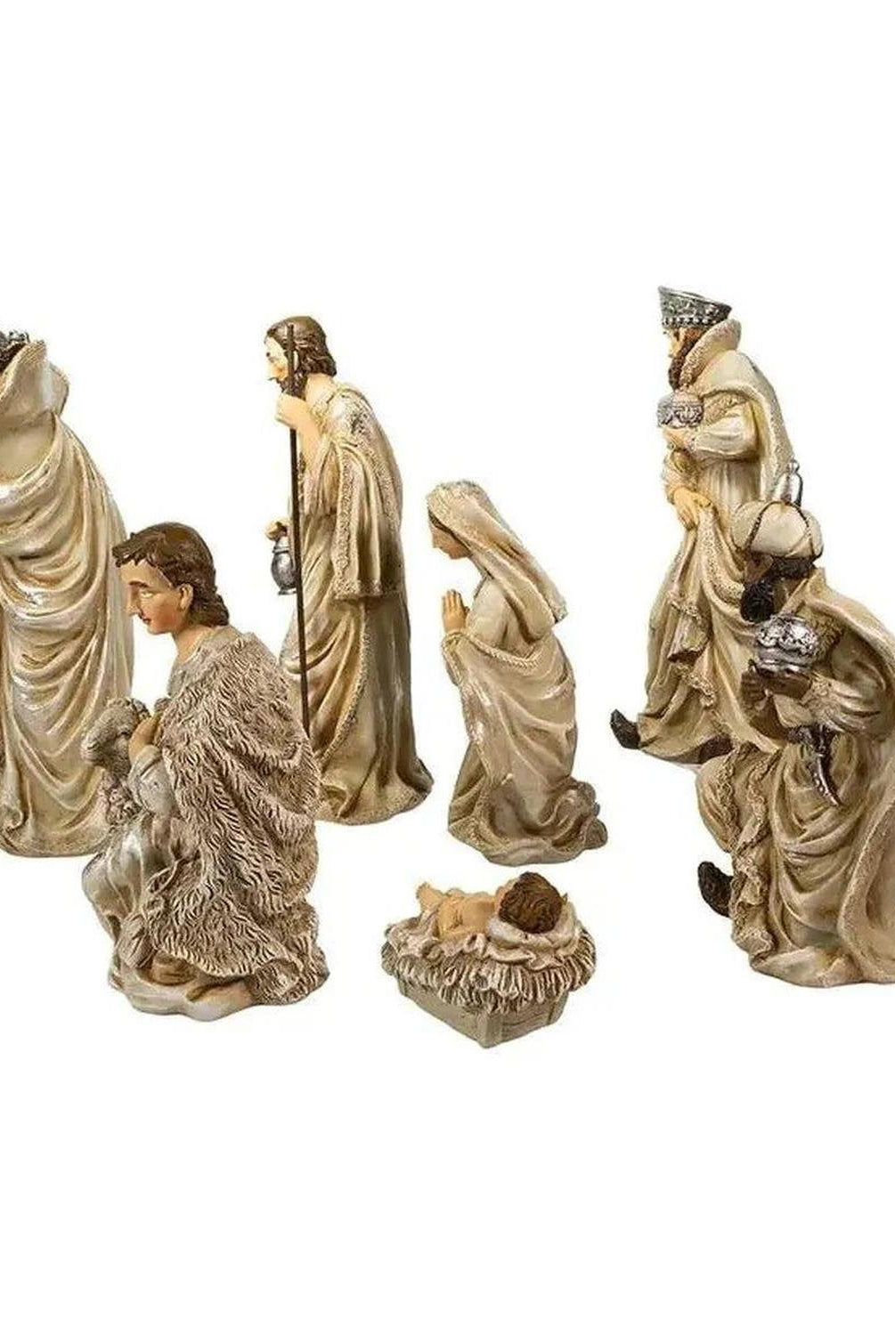 Shop For Kurt Adler Resin Nativity Table Piece, 7 Piece Set