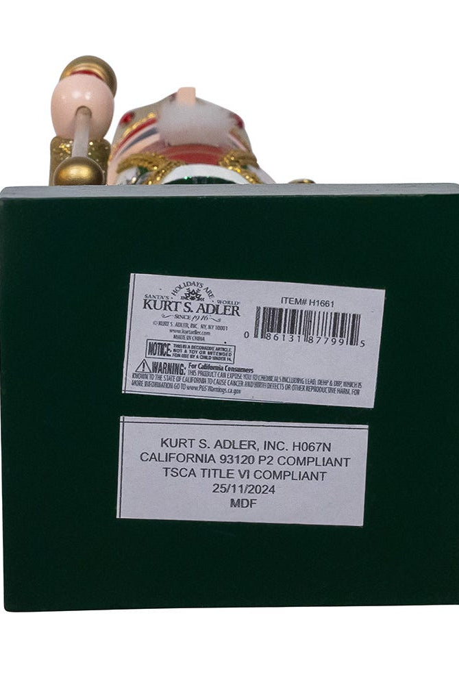 Shop For Kurt Adler stately 22 - Inch Red and Green King Nutcracker