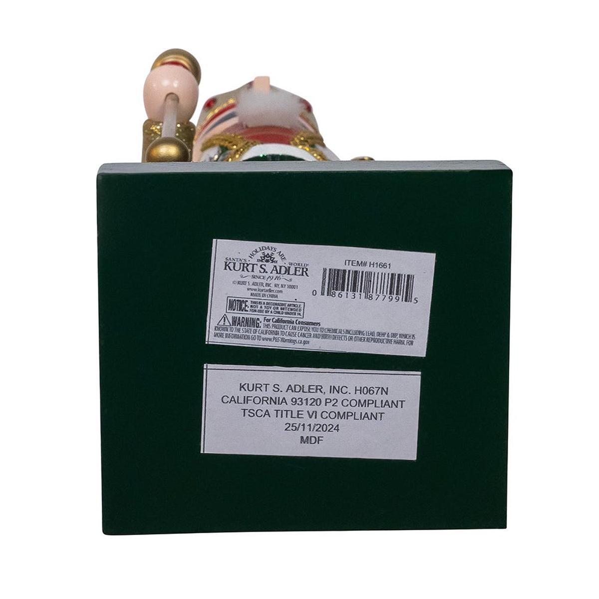 Shop For Kurt Adler stately 22 - Inch Red and Green King Nutcracker