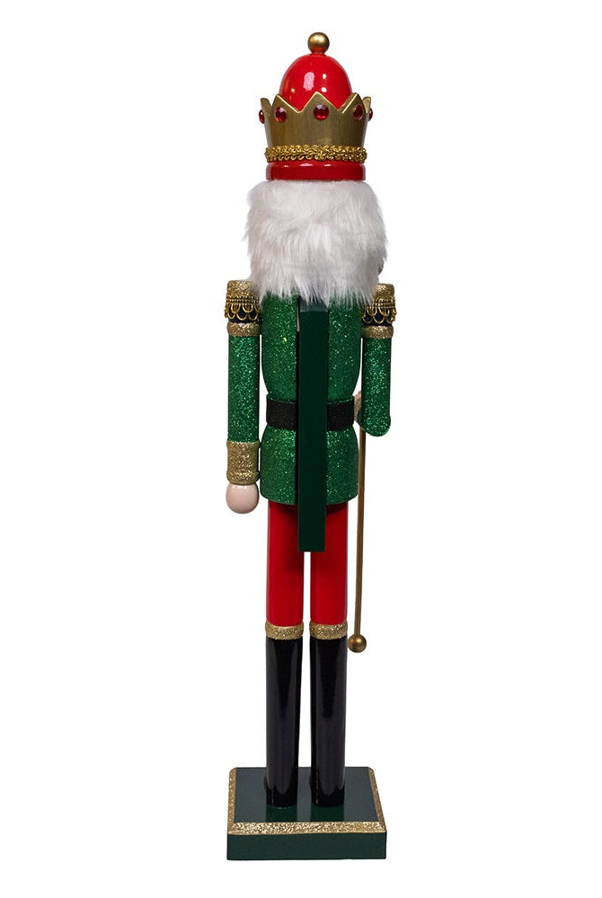 Shop For Kurt Adler stately 22 - Inch Red and Green King Nutcracker