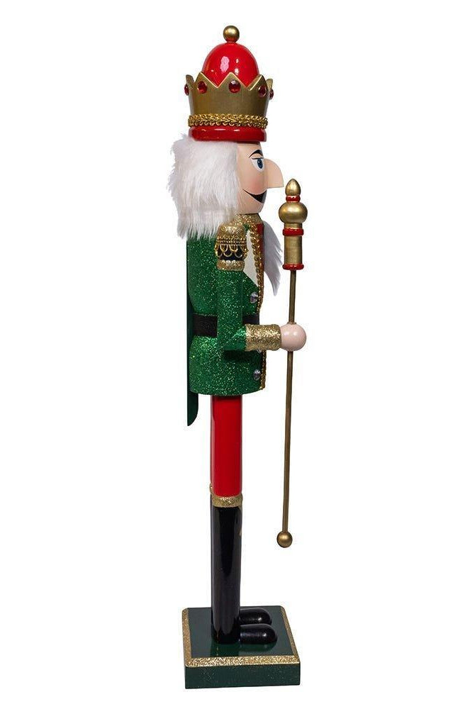 Shop For Kurt Adler stately 22 - Inch Red and Green King Nutcracker