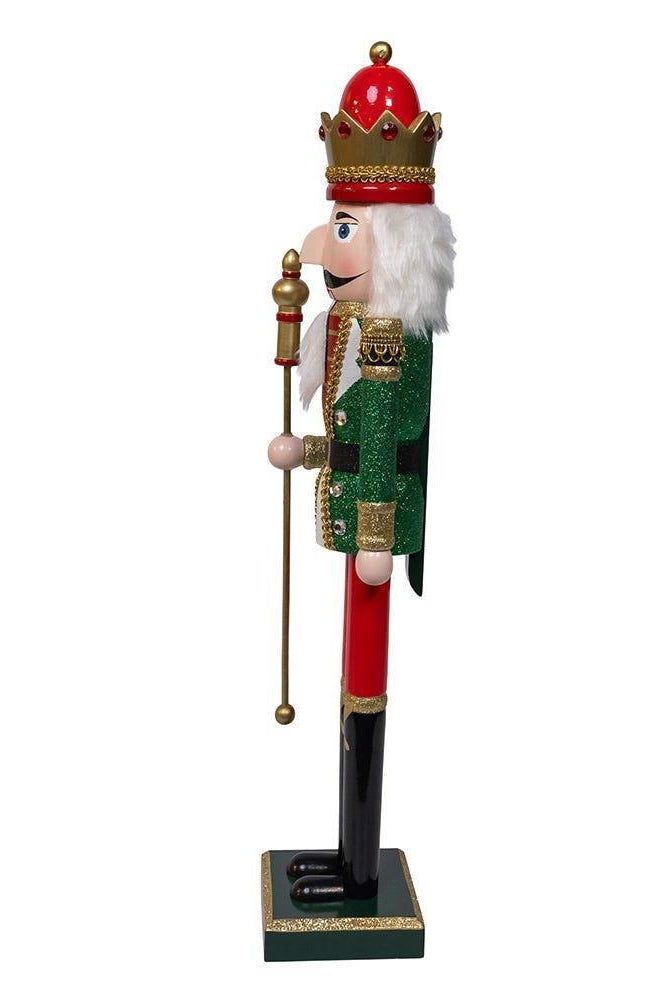 Shop For Kurt Adler stately 22 - Inch Red and Green King Nutcracker