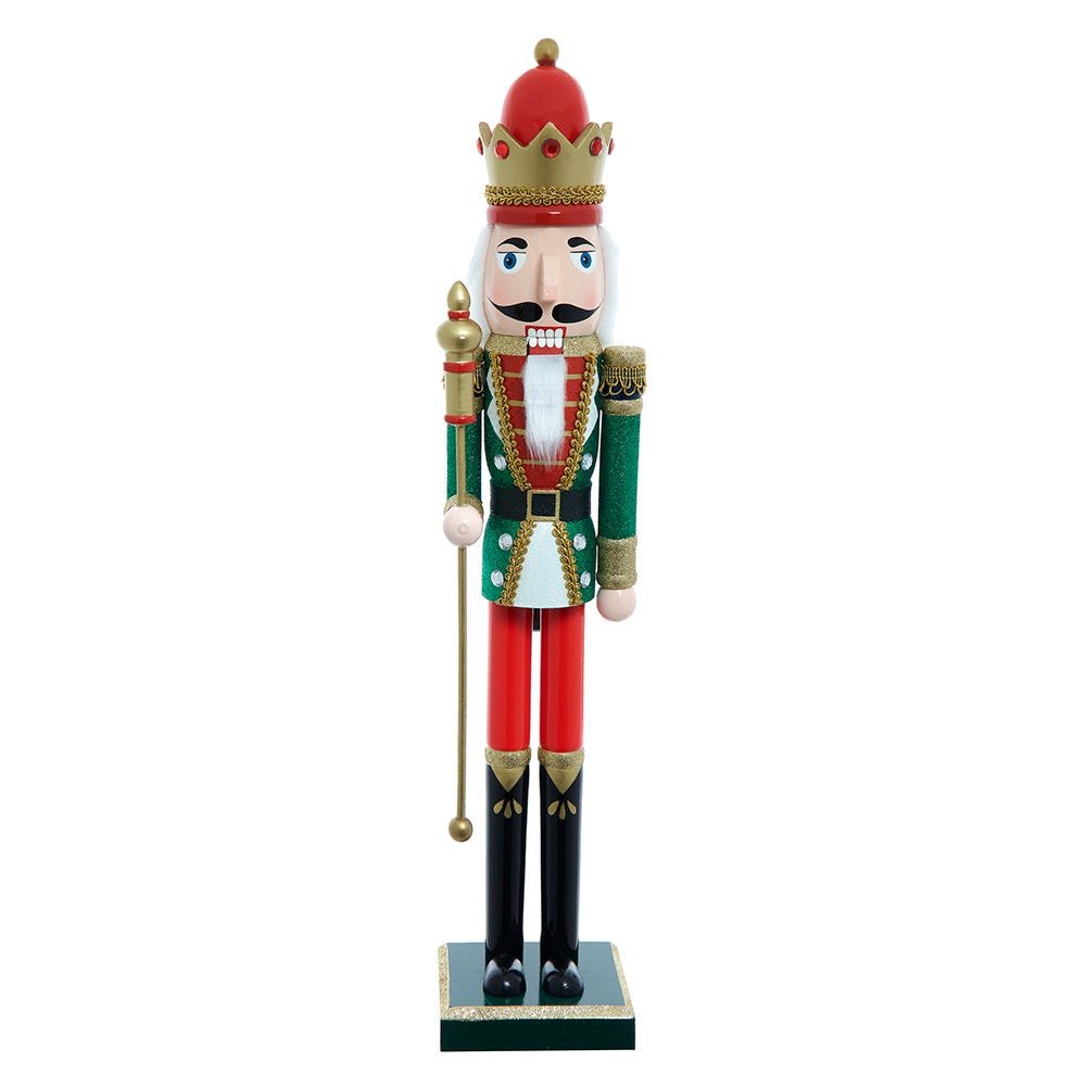 Shop For Kurt Adler stately 22 - Inch Red and Green King Nutcracker