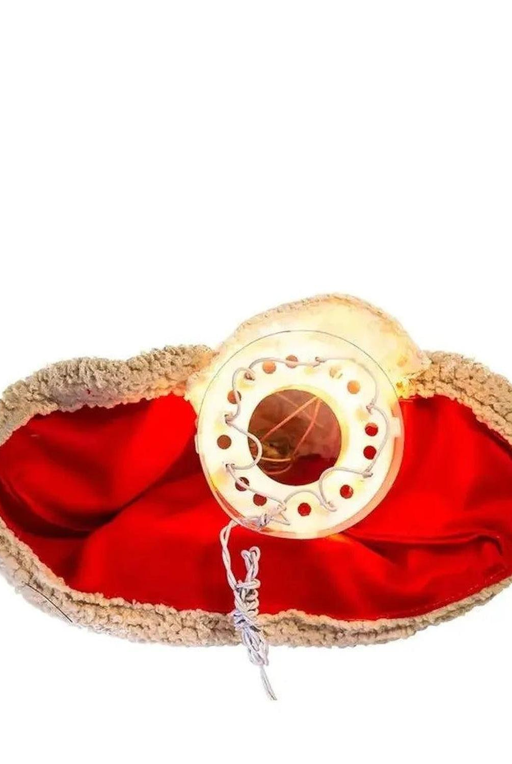 Kurt Adler UL 10-Light 16-Inch Red and Ivory Angel Treetop