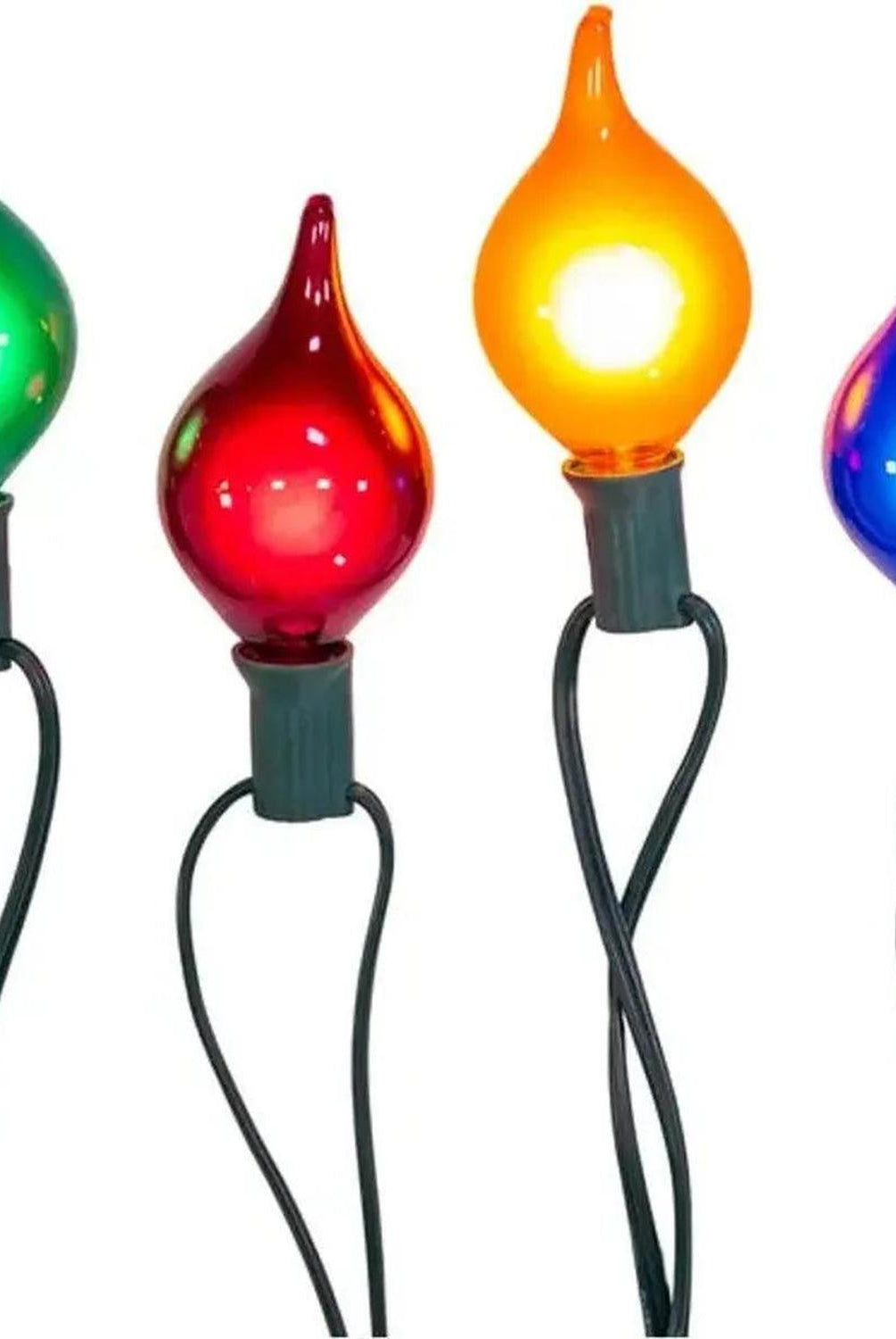 Shop For Kurt Adler UL 10 - Light G45 Multicolor Teardrop Light Set