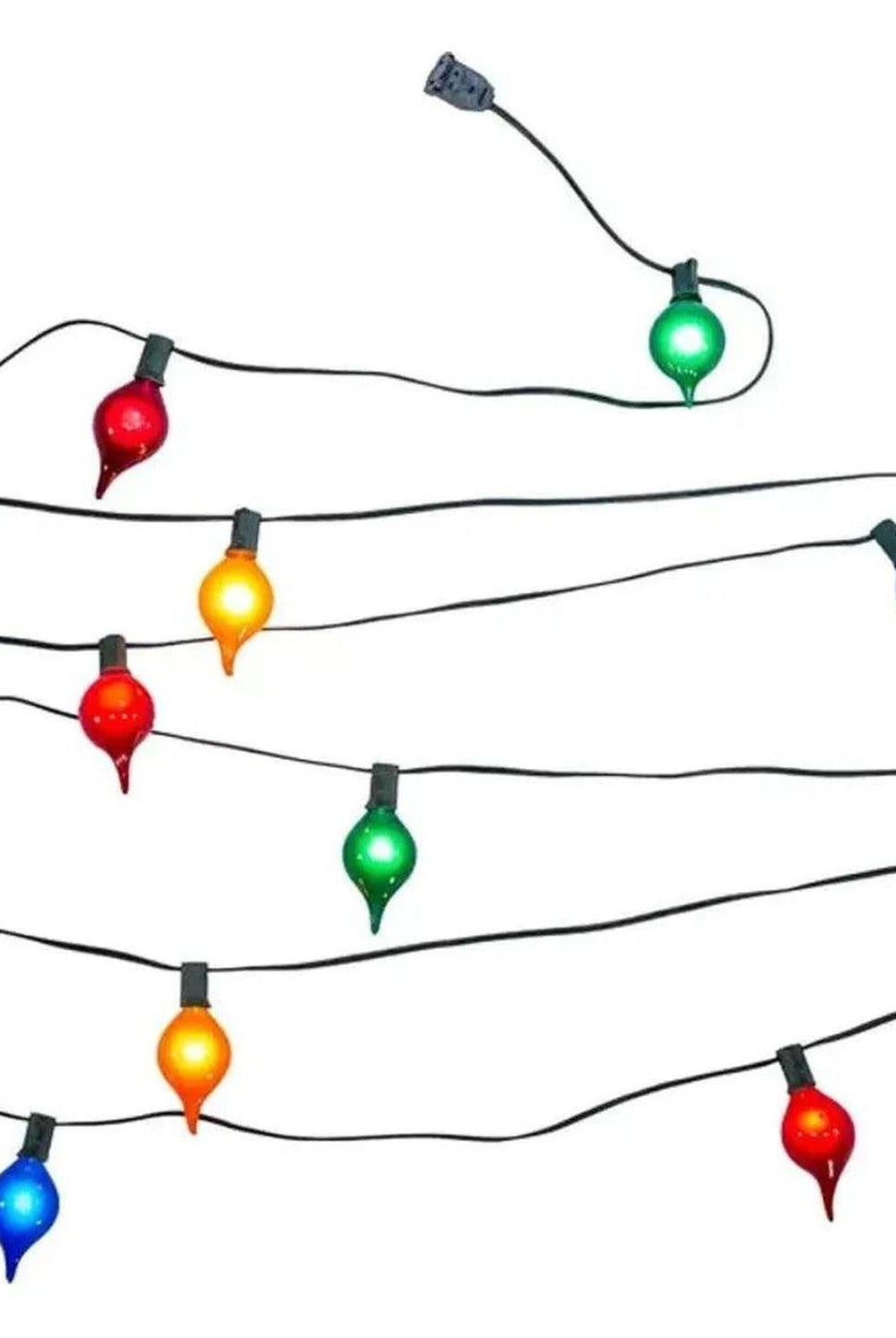 Shop For Kurt Adler UL 10 - Light G45 Multicolor Teardrop Light Set