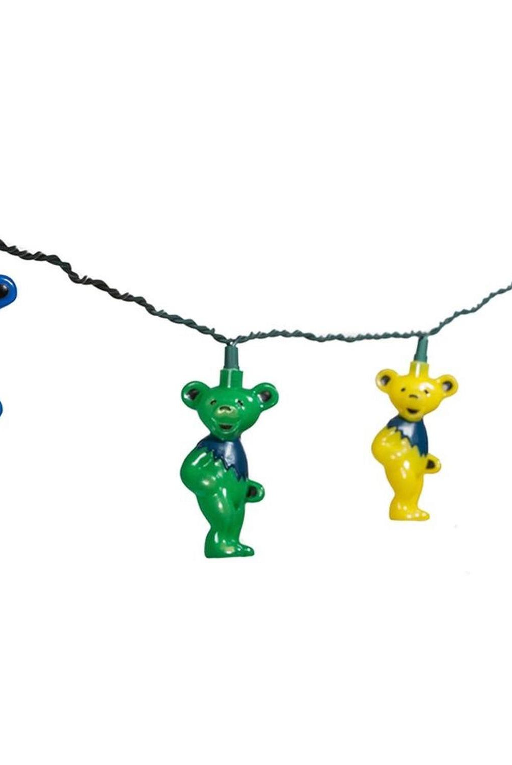 Kurt Adler UL 10-Light Grateful Dead Bears Light Set