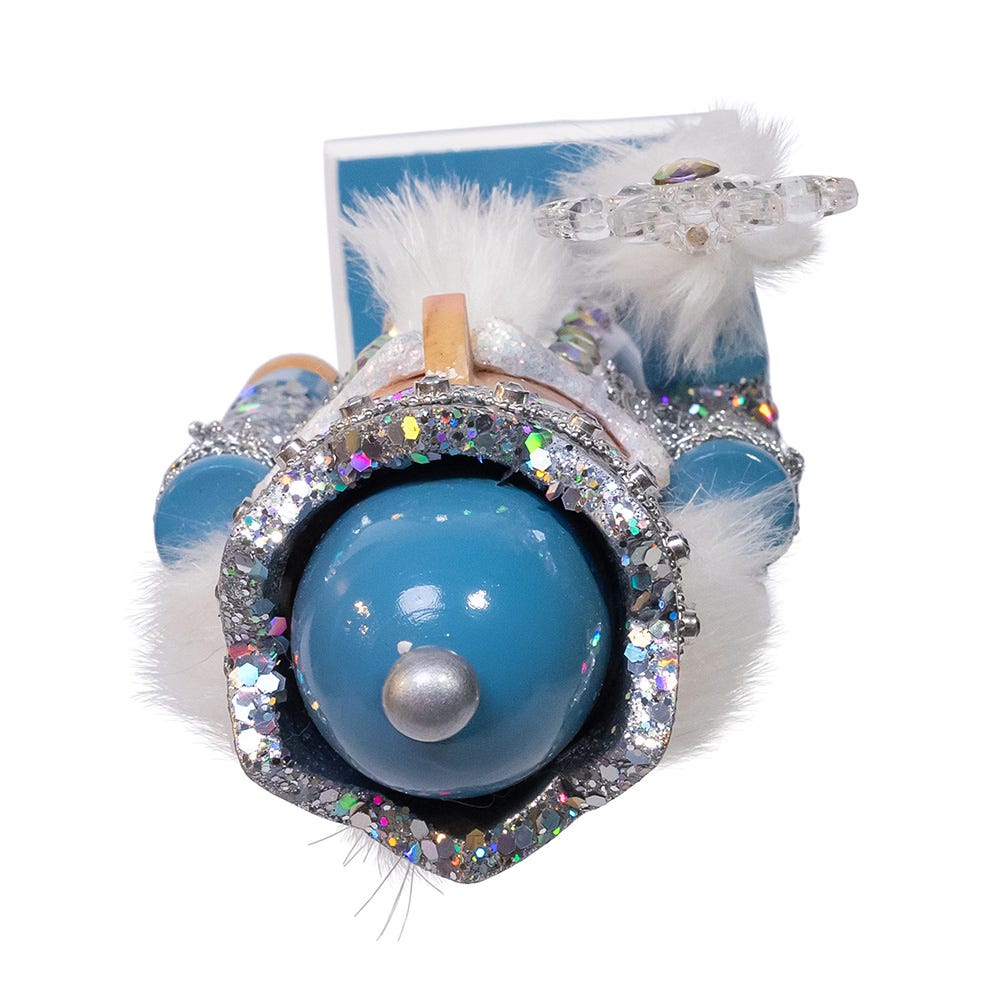 Shop For Kurt Adler Wooden 15 - Inch Blue and Platinum Nutcracker