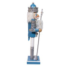 Shop For Kurt Adler Wooden 15 - Inch Blue and Platinum Nutcracker