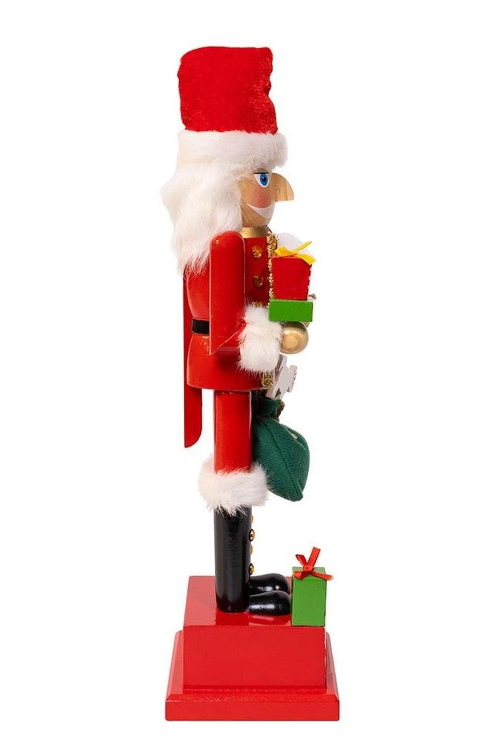 Kurt Adler Wooden 15-Inch Santa Calendar Nutcracker