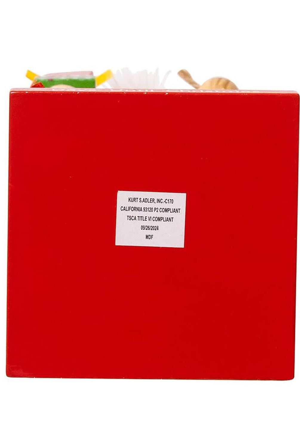 Kurt Adler Wooden 15-Inch Santa Calendar Nutcracker