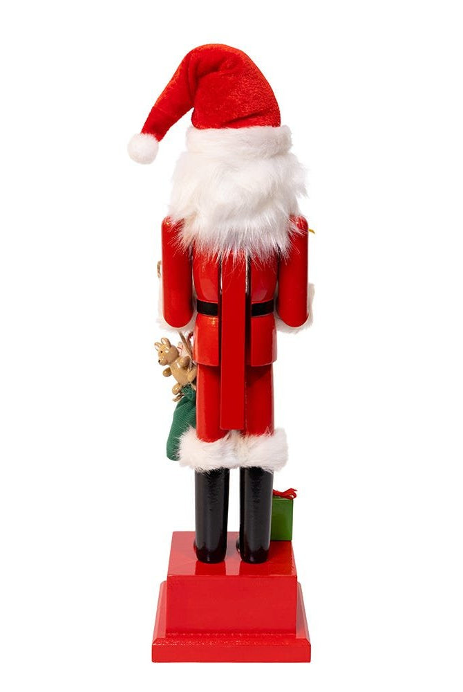 Shop For Kurt Adler Wooden 15 - Inch Santa Calendar Nutcracker