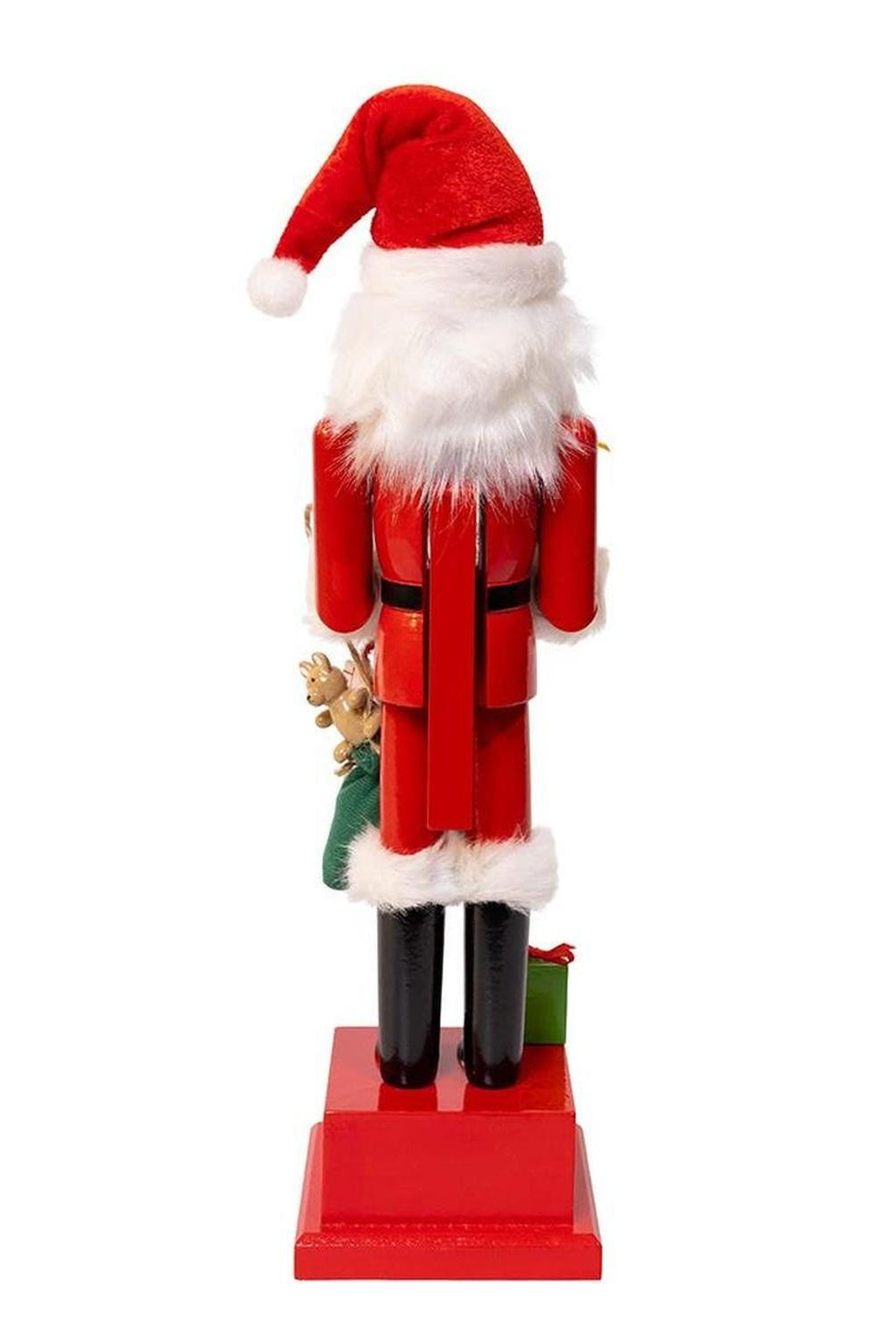 Kurt Adler Wooden 15-Inch Santa Calendar Nutcracker