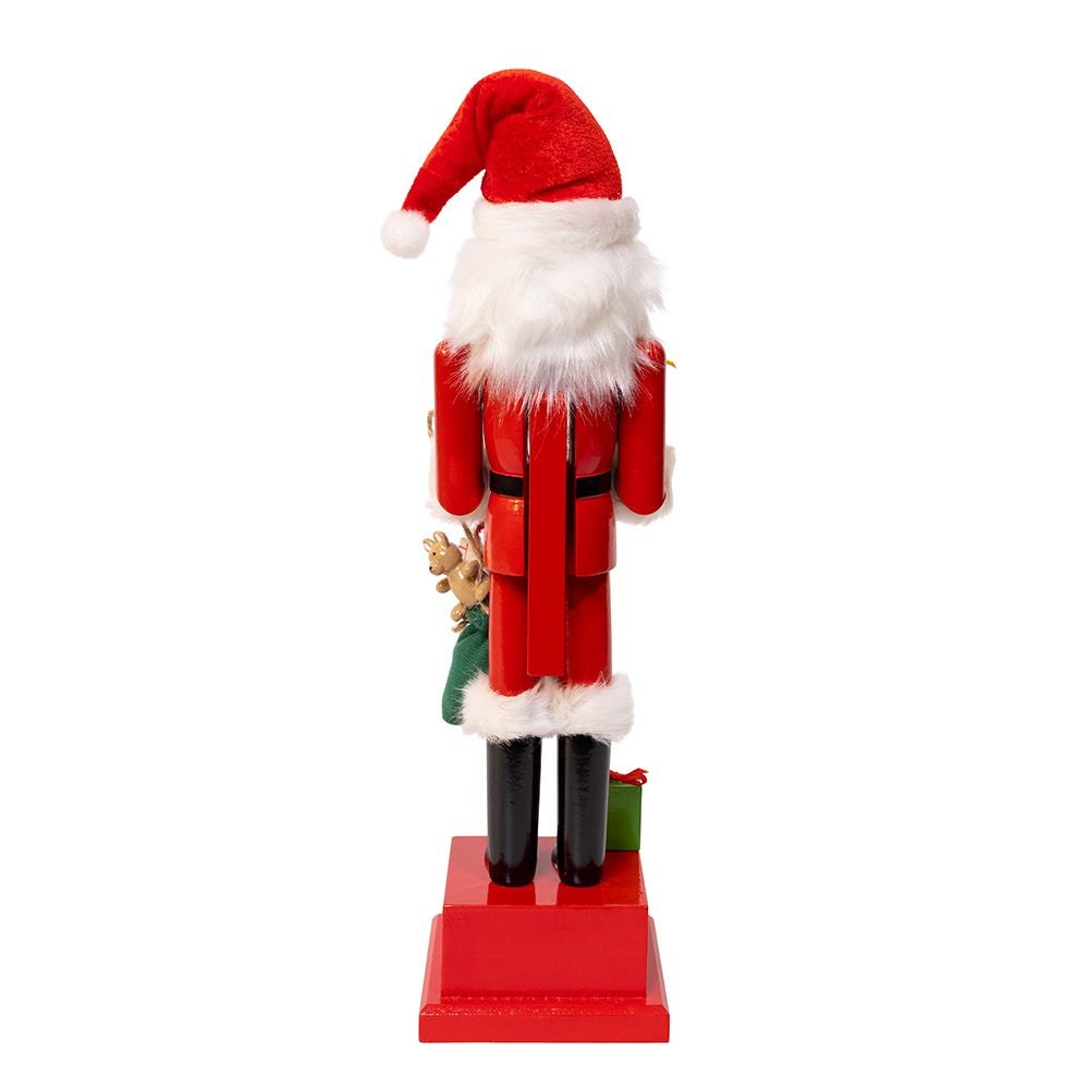 Shop For Kurt Adler Wooden 15 - Inch Santa Calendar Nutcracker