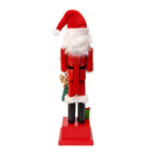 Shop For Kurt Adler Wooden 15 - Inch Santa Calendar Nutcracker