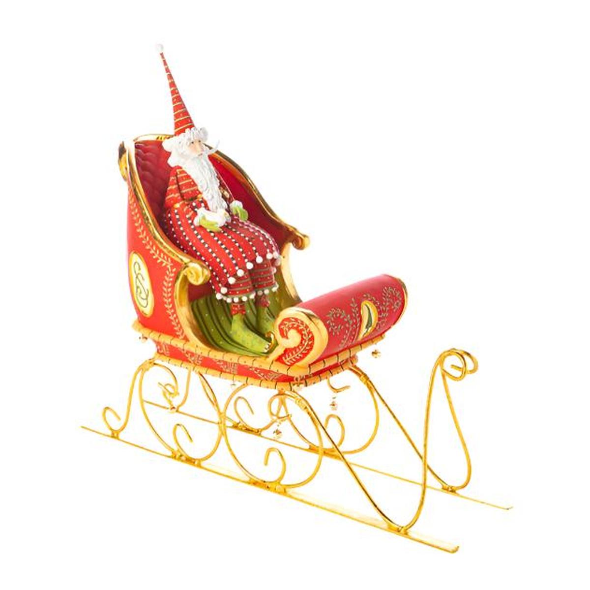 Shop For Large Dash Away Sitting Santa & Sleigh Figure Set