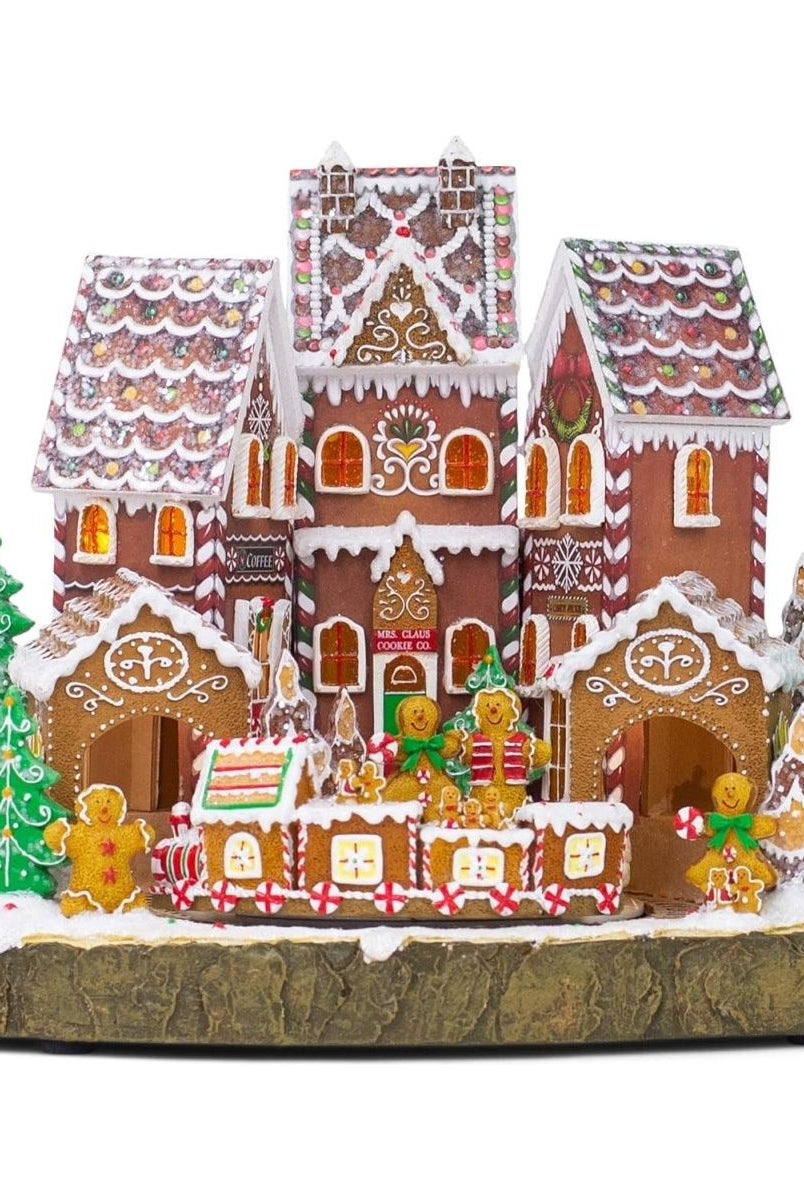 Shop For LED Gingerbread Musical House and Train at Michelle's aDOORable Creations
