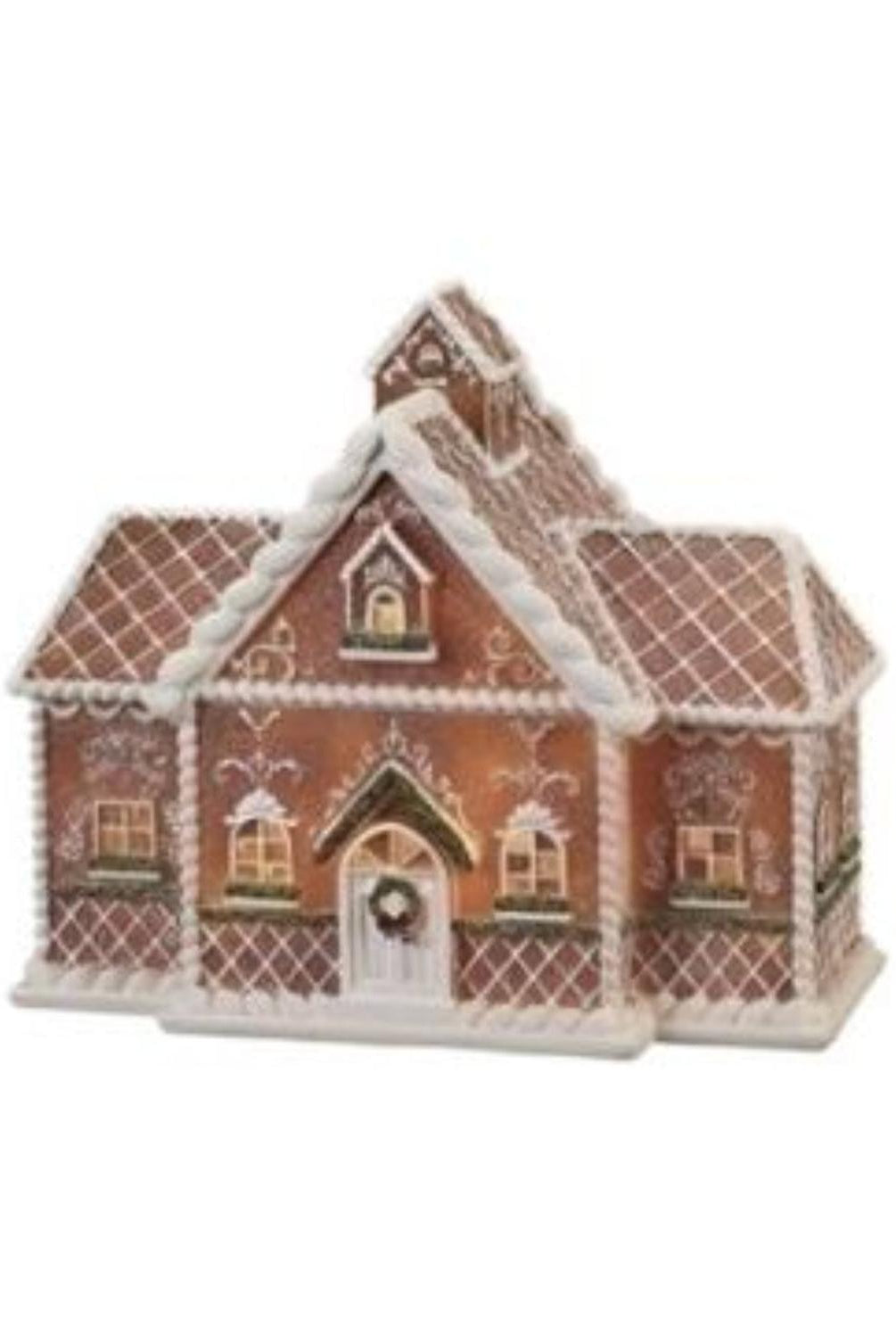LED Lighted House w/Berry