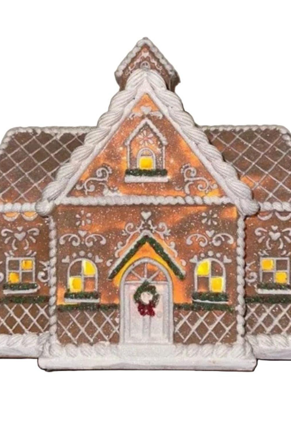 LED Lighted House w/Berry
