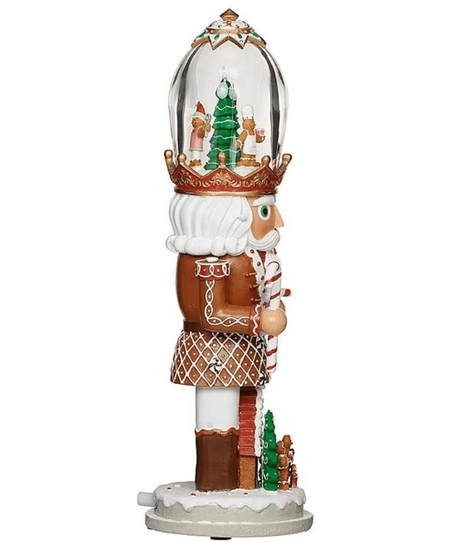 LED Lighted Musical Gingerbread Nutcracker