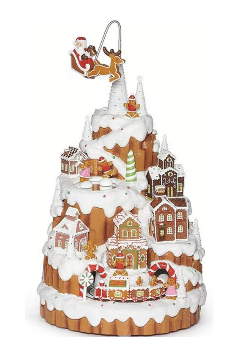 Shop For LED Musical Gingerbread Mountain House at Michelle's aDOORable Creations