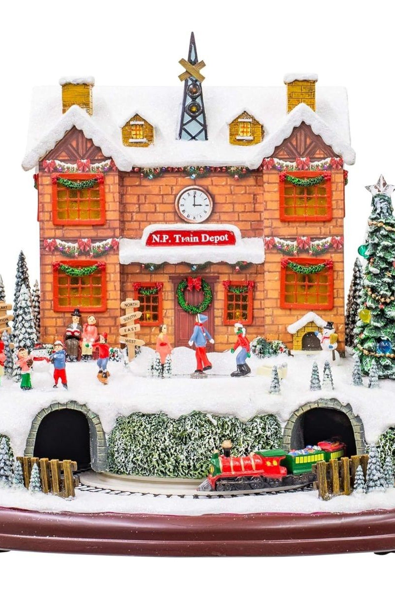 Shop For LED Rotating Musical Polar Train Station at Michelle's aDOORable Creations