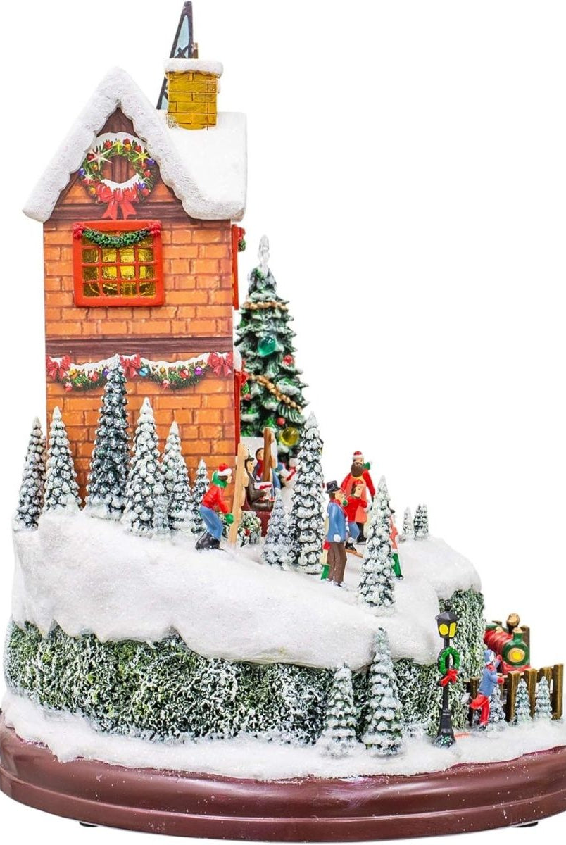 Shop For LED Rotating Musical Polar Train Station at Michelle's aDOORable Creations